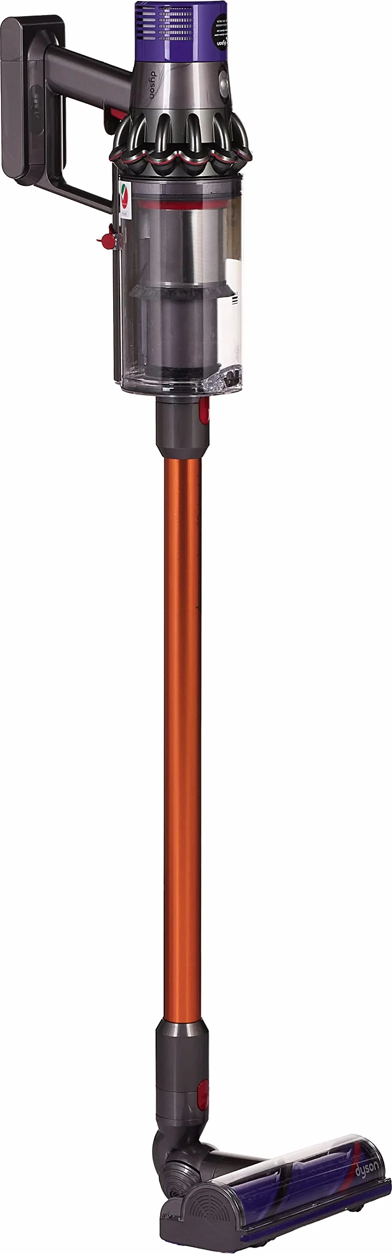 Dyson 330V10ABSOLUTE+ V10 absolutnie bezprzewodowy odkurzacz - szary i czerwony, plastik
