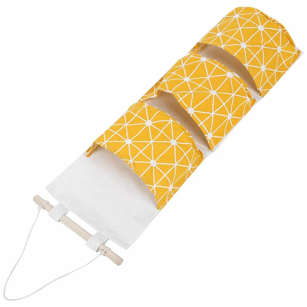 Szafa na ścianę wisząca z kieszeniami 2pcs do sypialni łazienki YELLOW