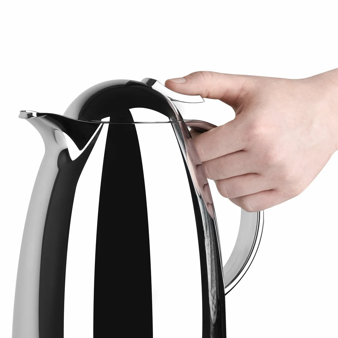 Emsa 624151600 butelka próżniowa Auberge Quick-Tip, 1,5 l, chrom