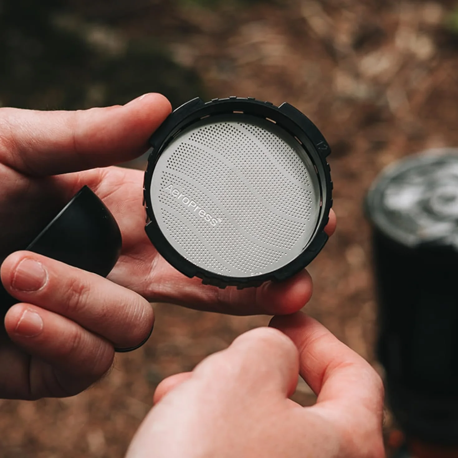 Aeropress filtr wielokrotnego użytku ze stali nierdzewnej, filtr metalowy, wysokiej jakości filtr ze stali nierdzewnej 316 do ekspresu do kawy Aeropress nadaje się do prania, przyjazny (Standard)