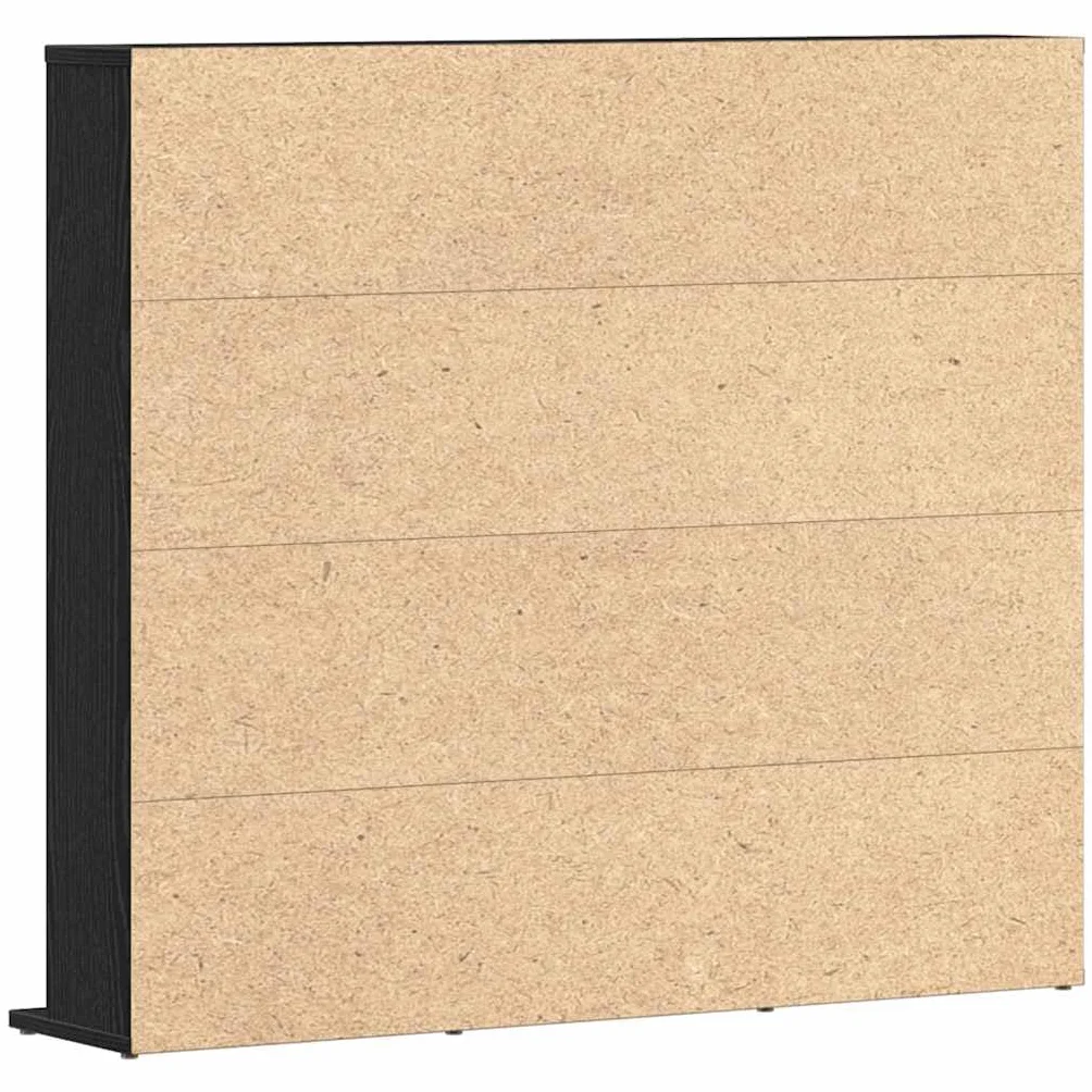 vidaXL Szafka na płyty CD, czarny dąb, 100x23x89,5 cm