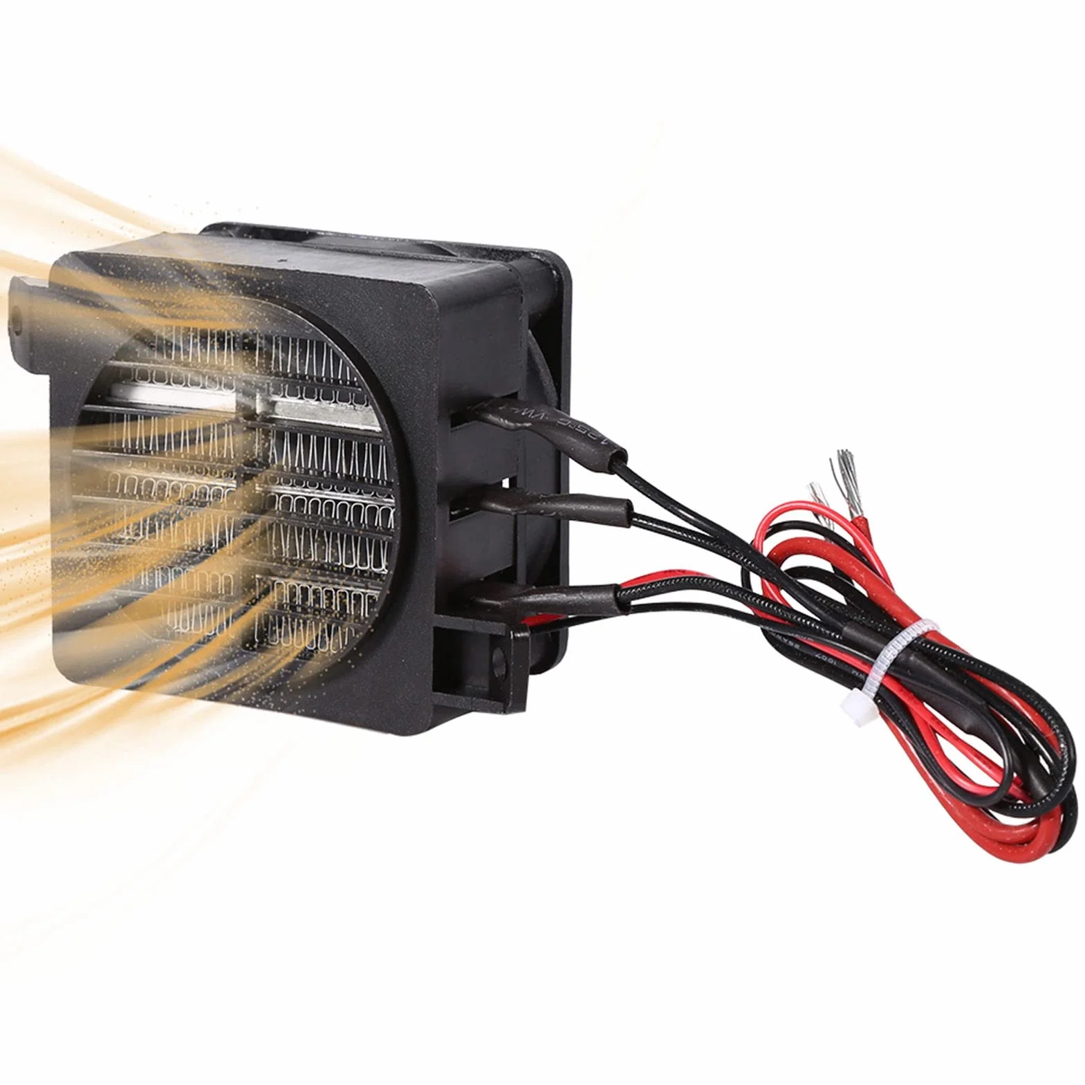 100W 12V elektryczny grzejnik PTC energooszczędny wentylator samochodowy nagrzewnica powietrza element grzejny o stałej temperaturze
