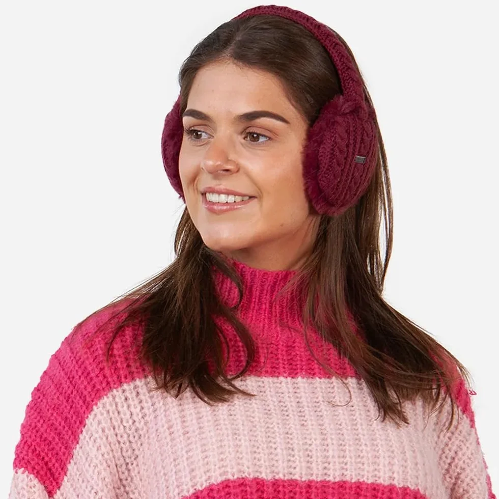 Barts earmuffs Monique regulowany ocieplacz na uszy dzianina kobiety dziewczyny zima