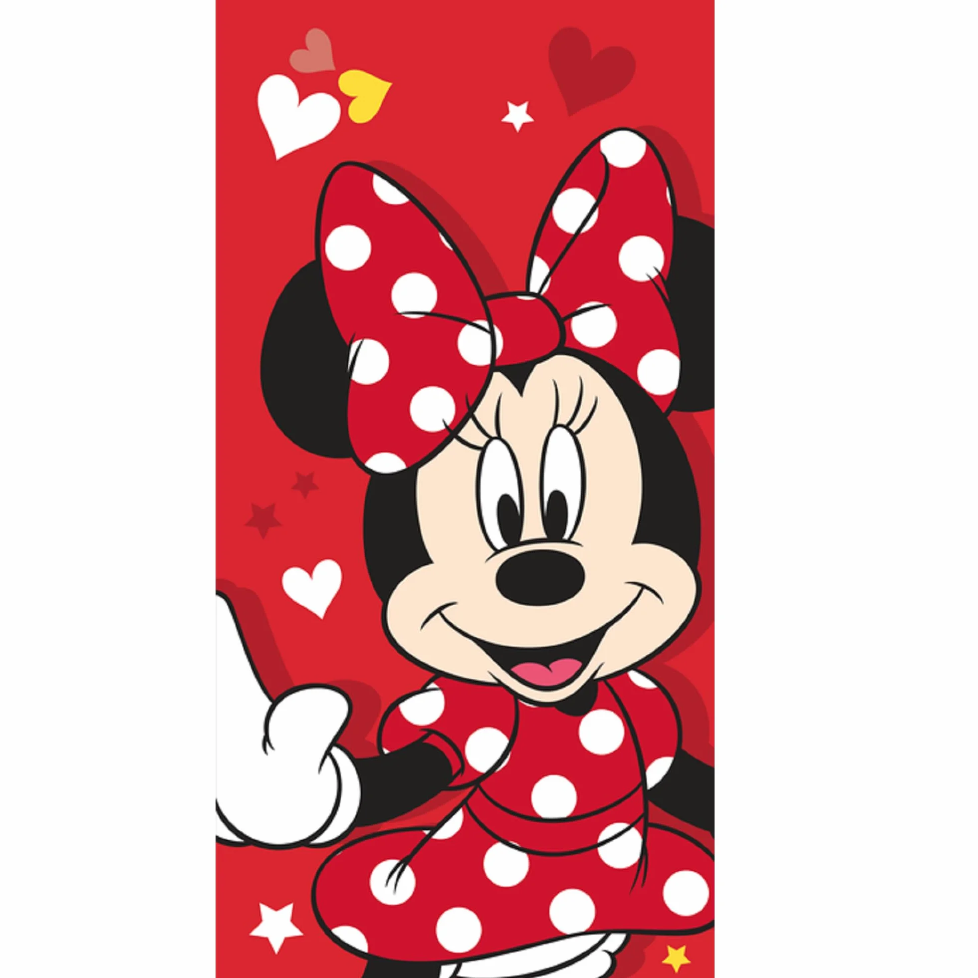 Jerry Fabrics Disney Minnie Mouse różowy ręcznik kąpielowy ręcznik plażowy ręcznik kąpielowy 70 x 140 cm