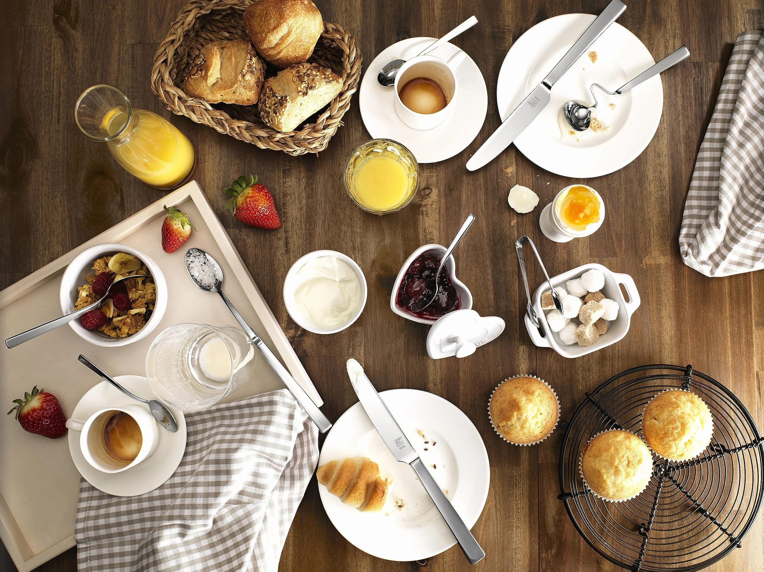 ZWILLING Kolacja, 6 łyżeczek do latte macchiatol, stal nierdzewna, x, srebrny
