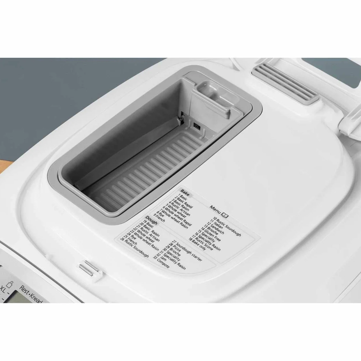 Panasonic SD-2511WXC w pełni zautomatyzowany chleb z dozownikiem nakrętek, biały