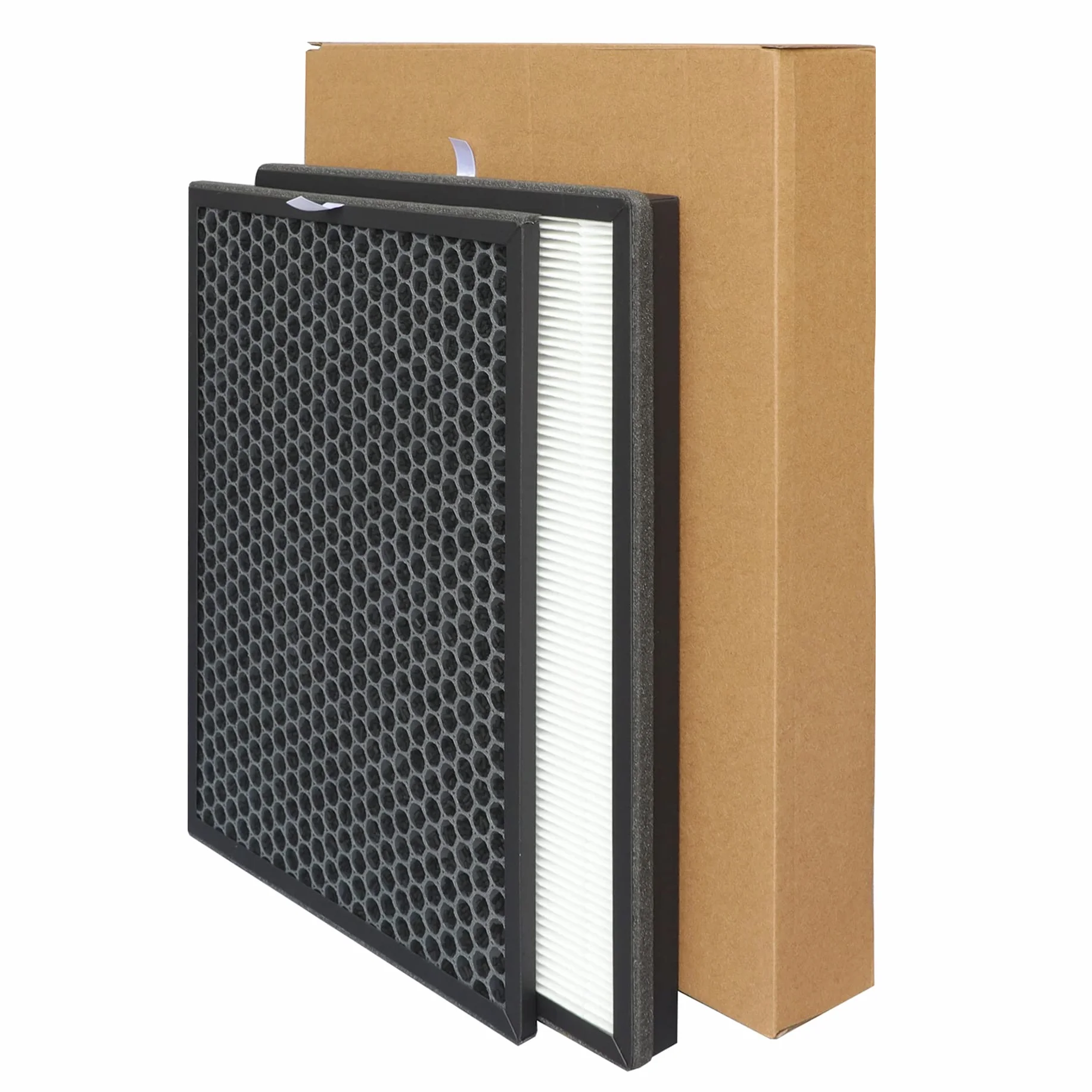 Filtr Kompatybilny z Philips AC3256/10, AC3259/10 i AC4550/10 Odpowiedni dla oczyszczacza powietrza Philips FY3432/10 (1 sztuka filtra Hepa i 1 sztuka filtra aktywowanego)