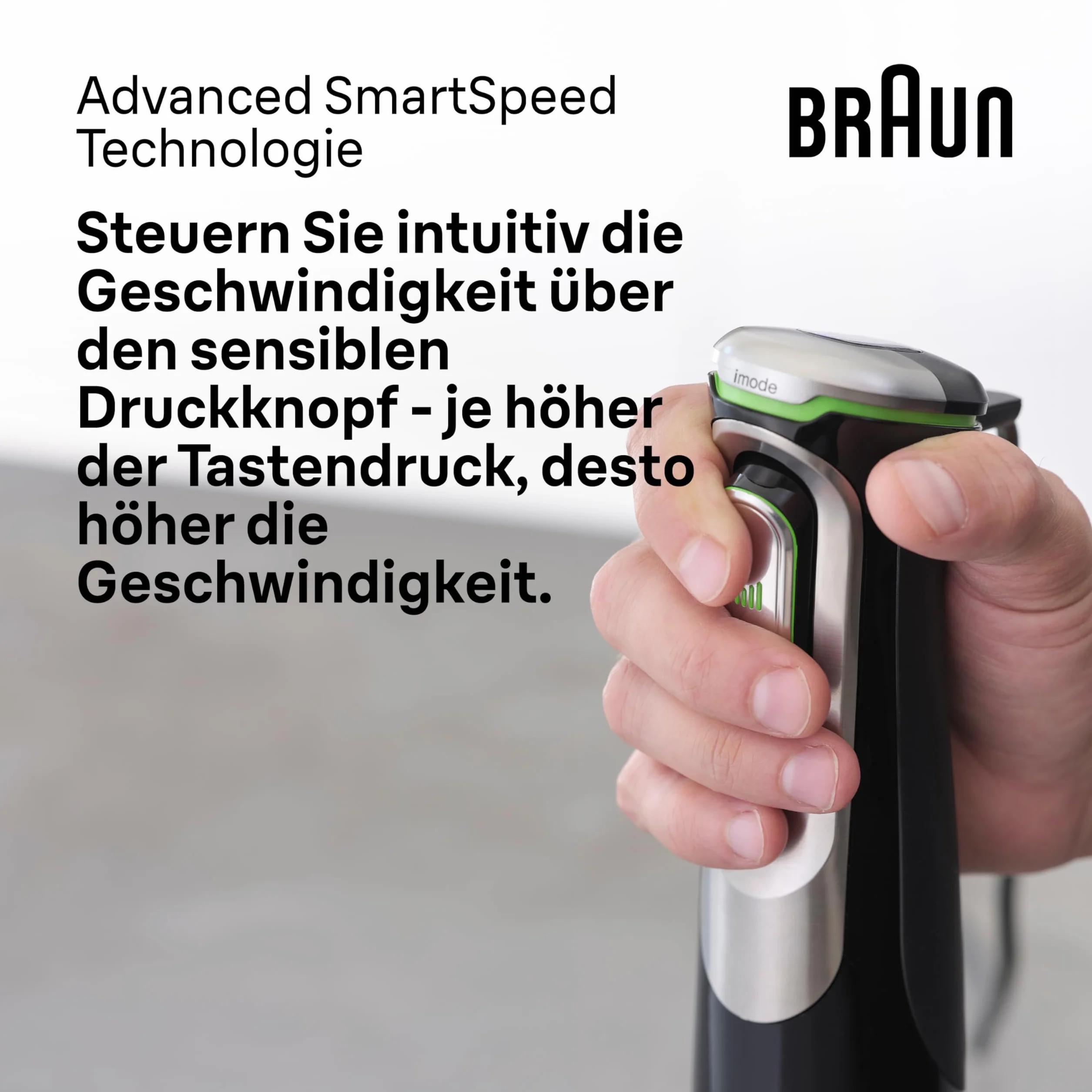 Braun Multiquick 9 Blender Ręczny, Czarny/Srebrny, 1 l