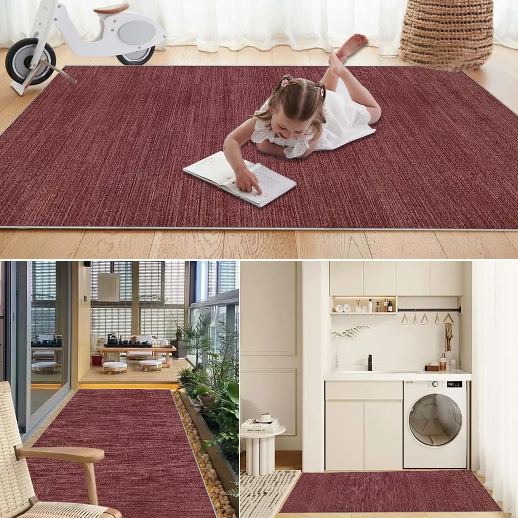 Dywan kuchenny, nadający się do prania, chodnik do przedpokoju, antypoślizgowy chodnik na korytarz, 100 x 430 cm, niskie runo, wycieraczka podłogowa, chłonny chodnik do przedpokoju, sypialni, łazienki