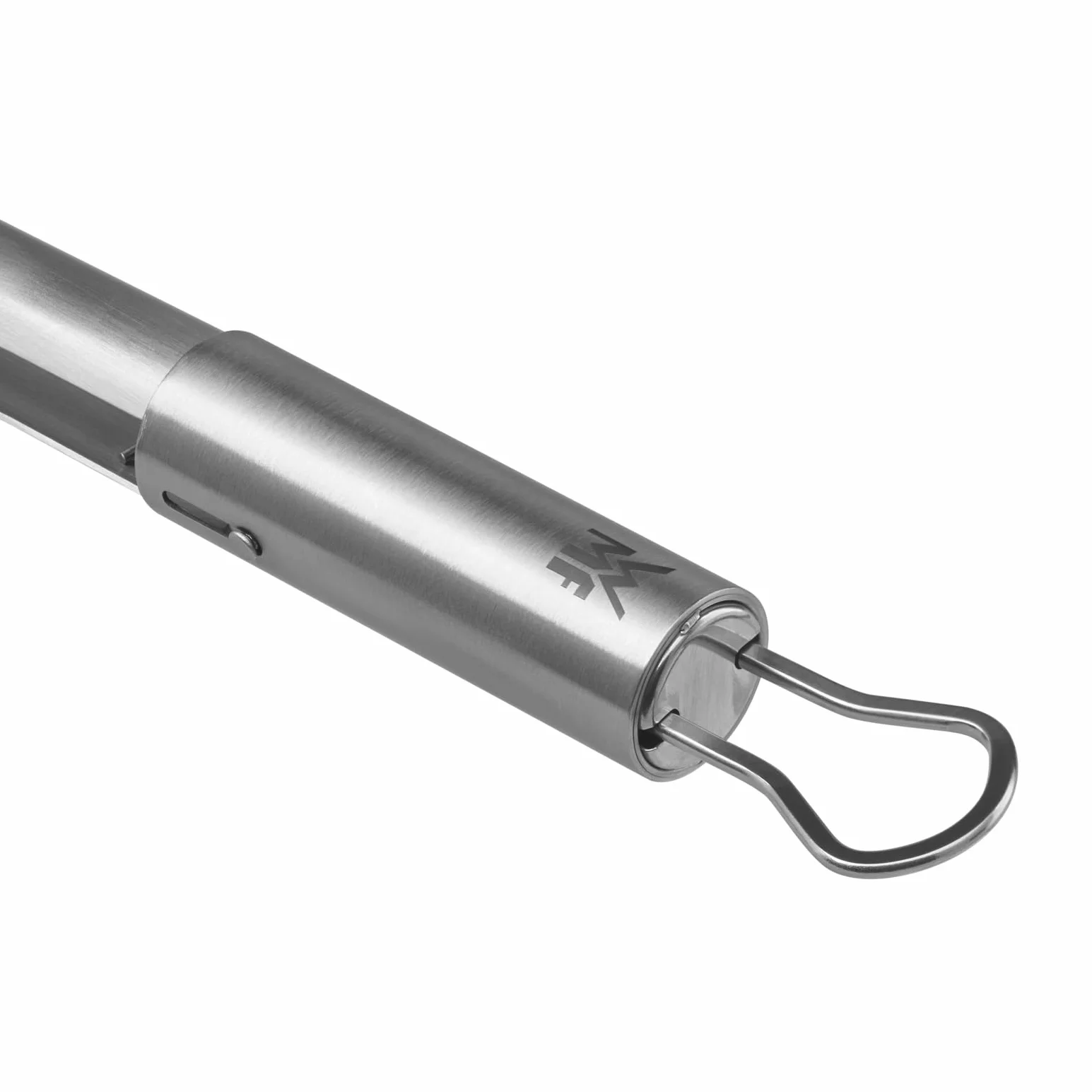 WMF Szczypce do serwowania BBQ 32,5 cm, szczypce kuchenne, stal nierdzewna Cromargan, szczypce do mięsa z głowicą z tworzywa sztucznego, małe szczypce do grillowania steków, ryb, warzyw, mechanizm