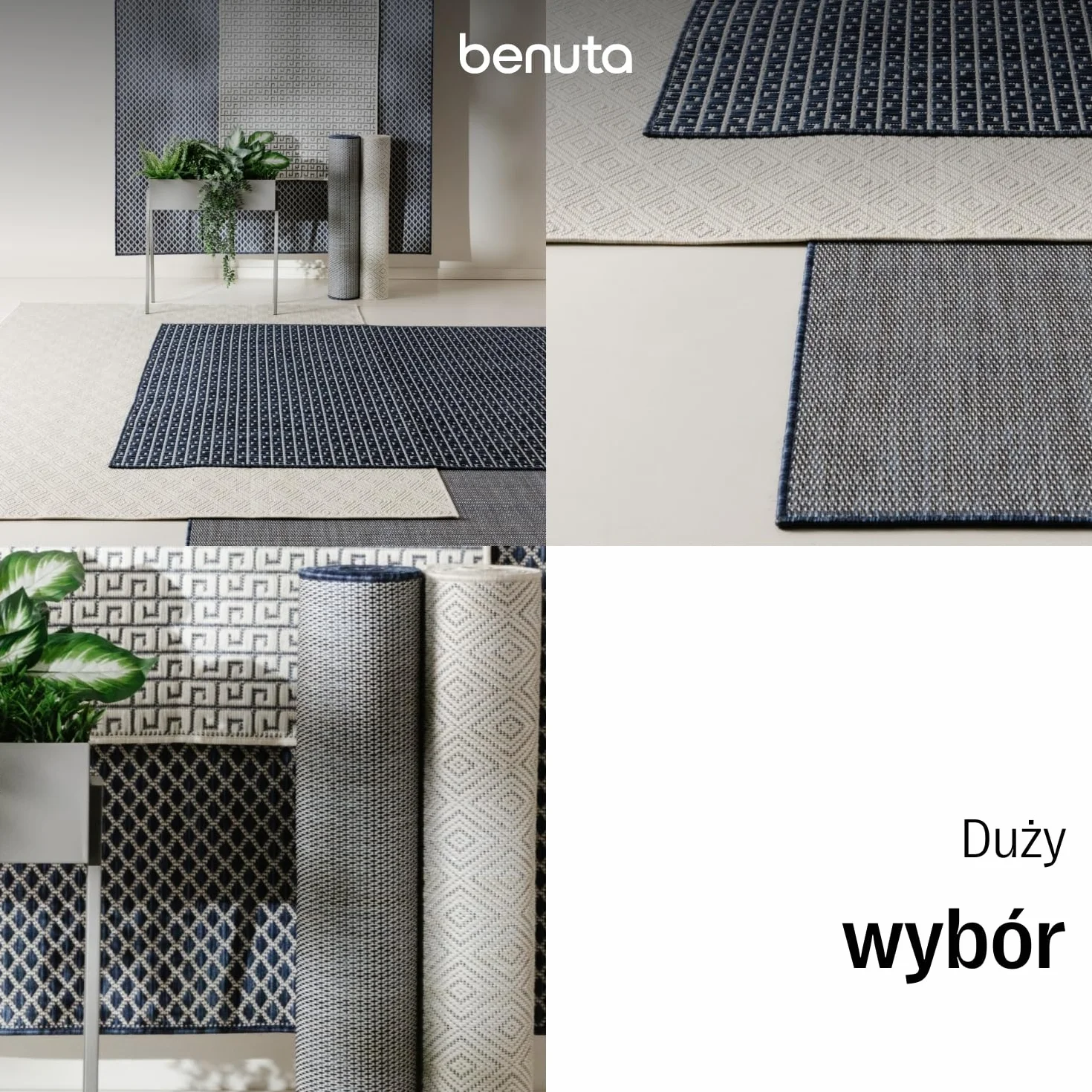 Dywan In & Outdoor Lou Biały 160x230 cm Wodoodporny UV