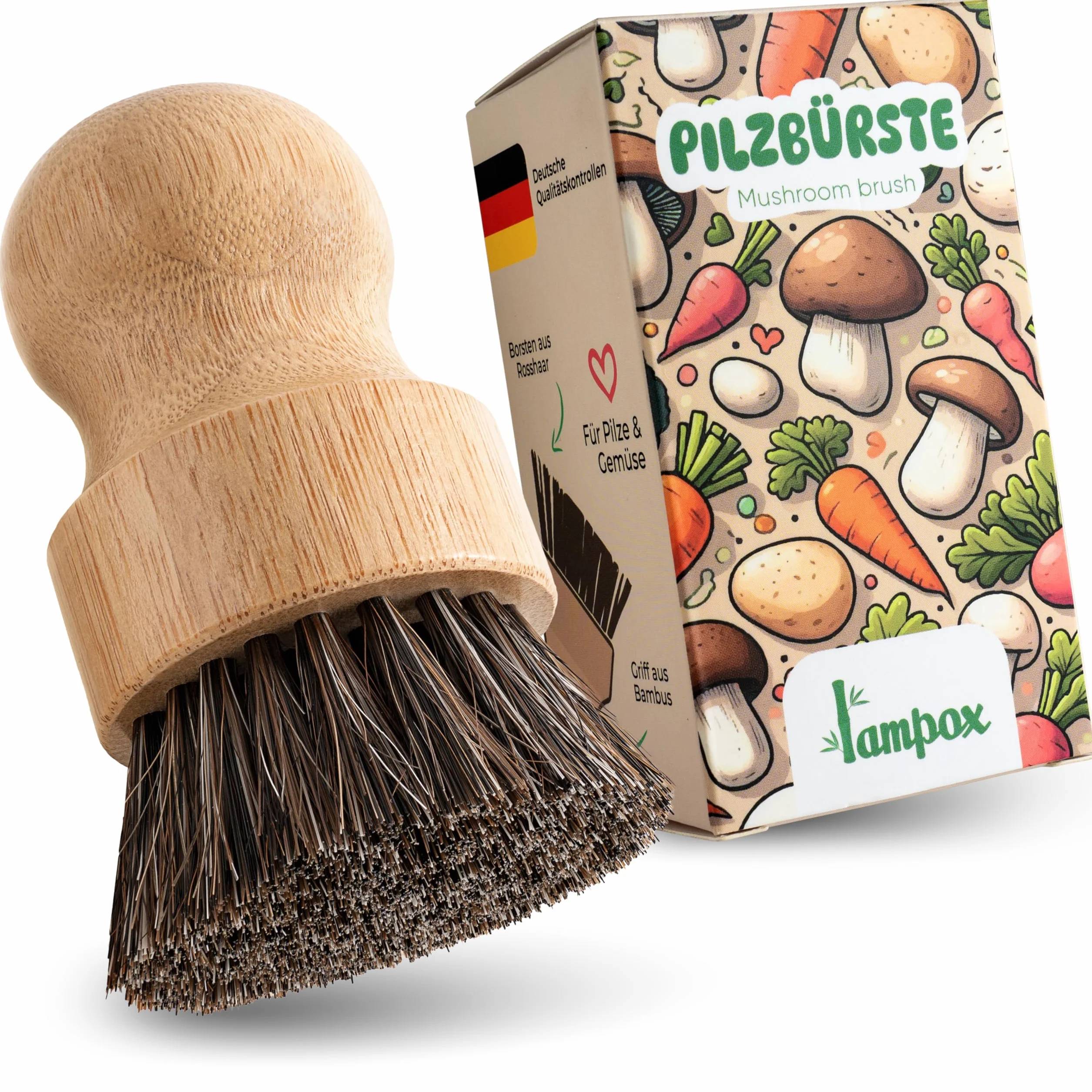 Szczotka Kuchenna do Grzybów, Pieczarek i Warzyw - do Czyszczenia