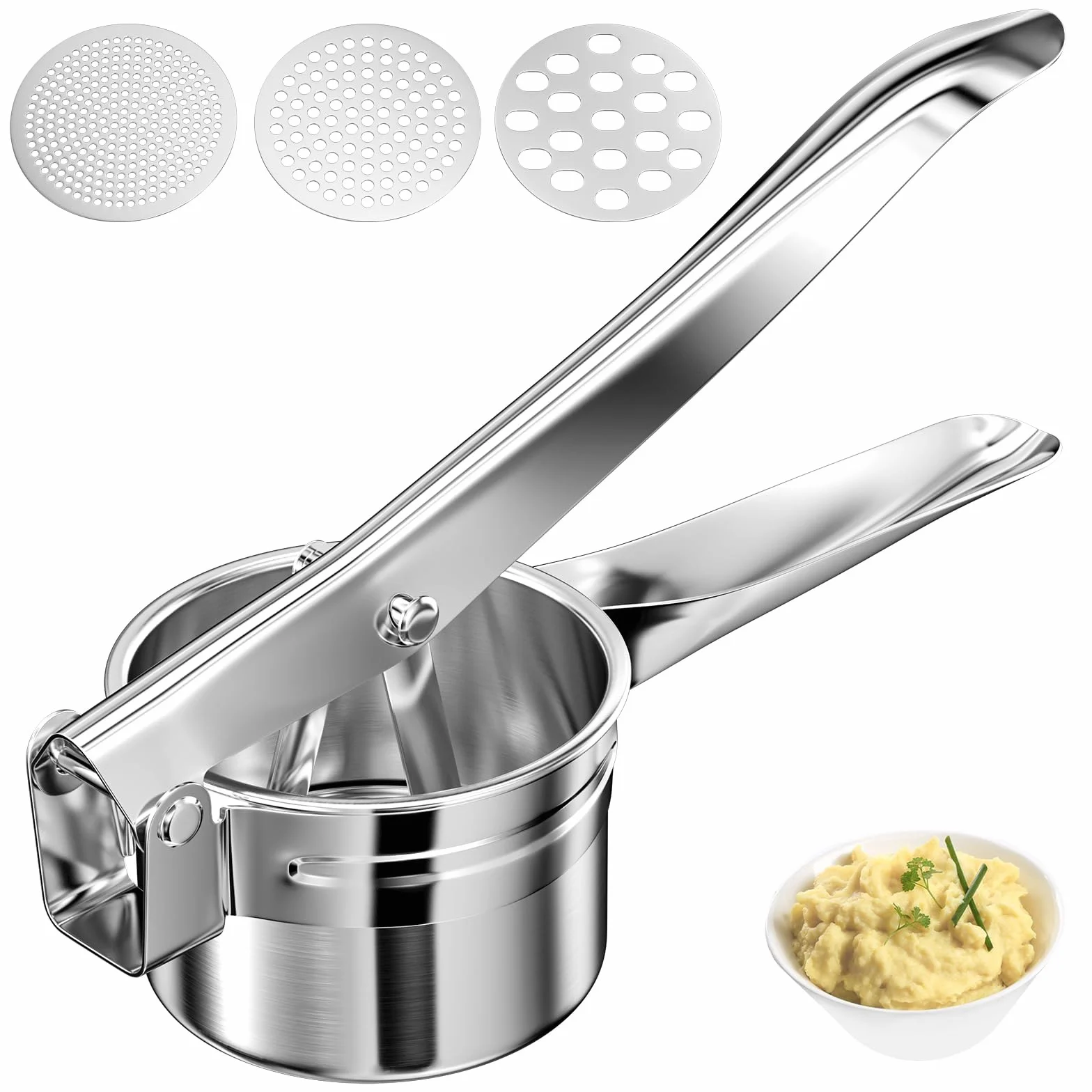 Brevanza Prasa do ziemniaków z 3 wymiennymi filtrami