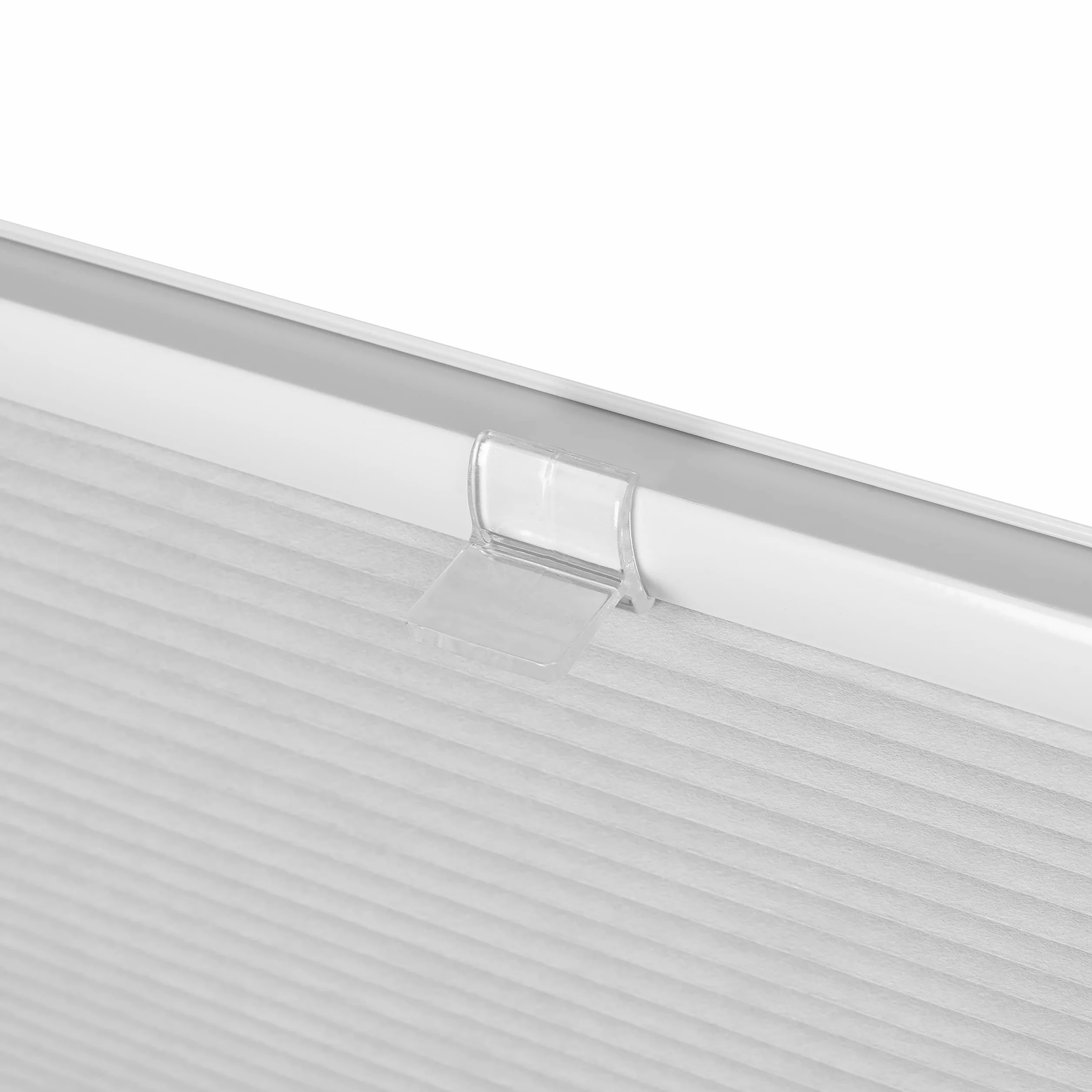 Ventanara® Okno dachowe, roleta o strukturze plastra miodu, bez wiercenia, pasuje do okien Velux, żaluzja plisowana, napięta taśma montażowa (PK08, szara zaciemniająca)