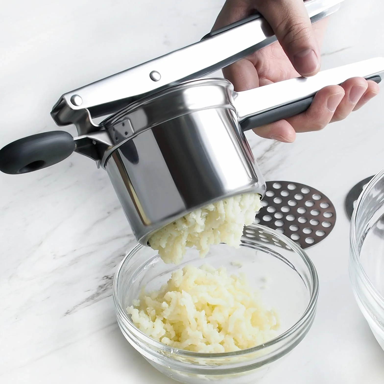 wytrzymała prasa do żywności - Mash Potato Ricer - wielofunkcyjna prasa do tłuczonych ziemniaków