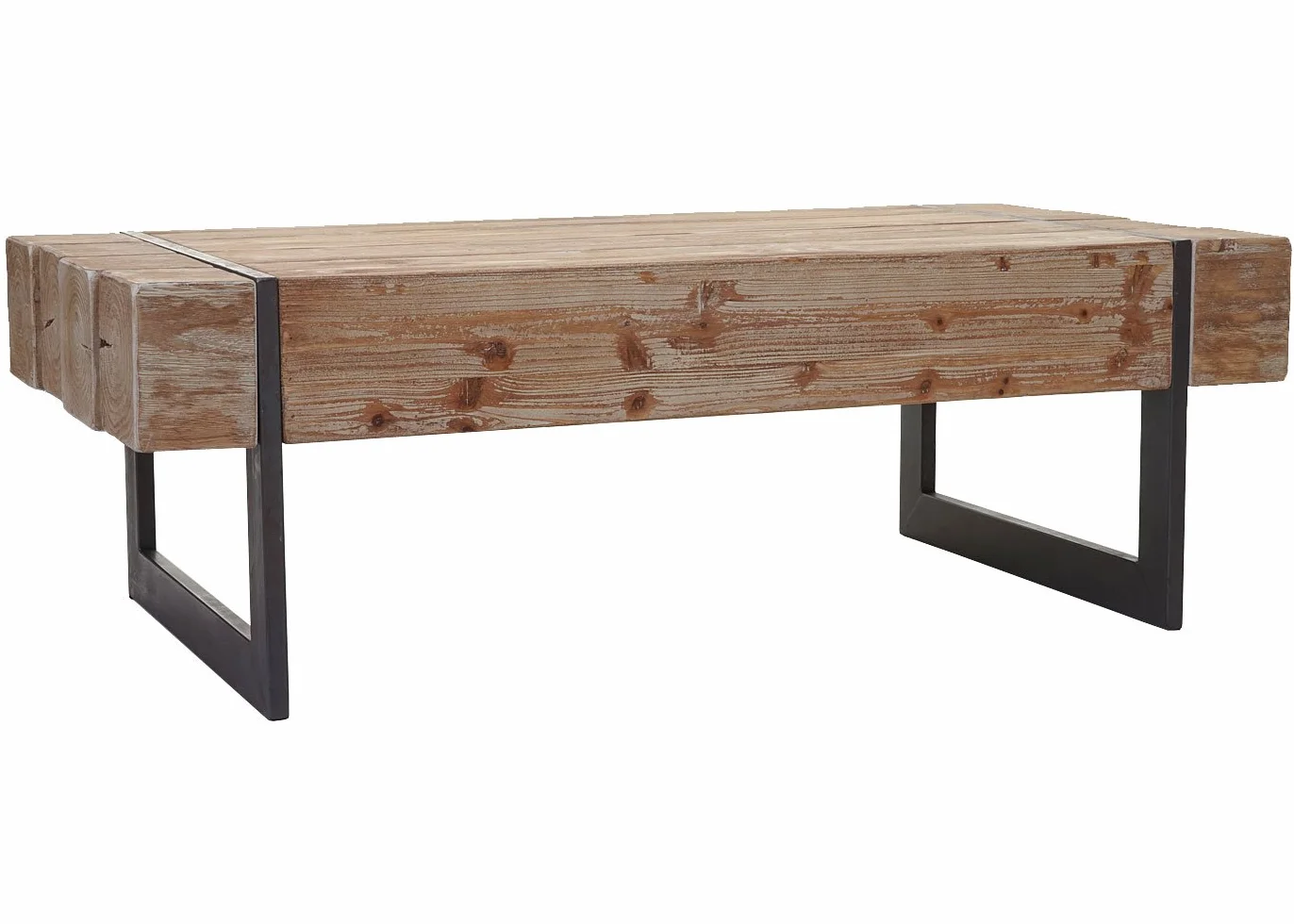 Mendler Regał ścienny HWC-A15, regał wiszący, regał na książki, drewno jodłowe rustykalne masywne ~ 60 cm