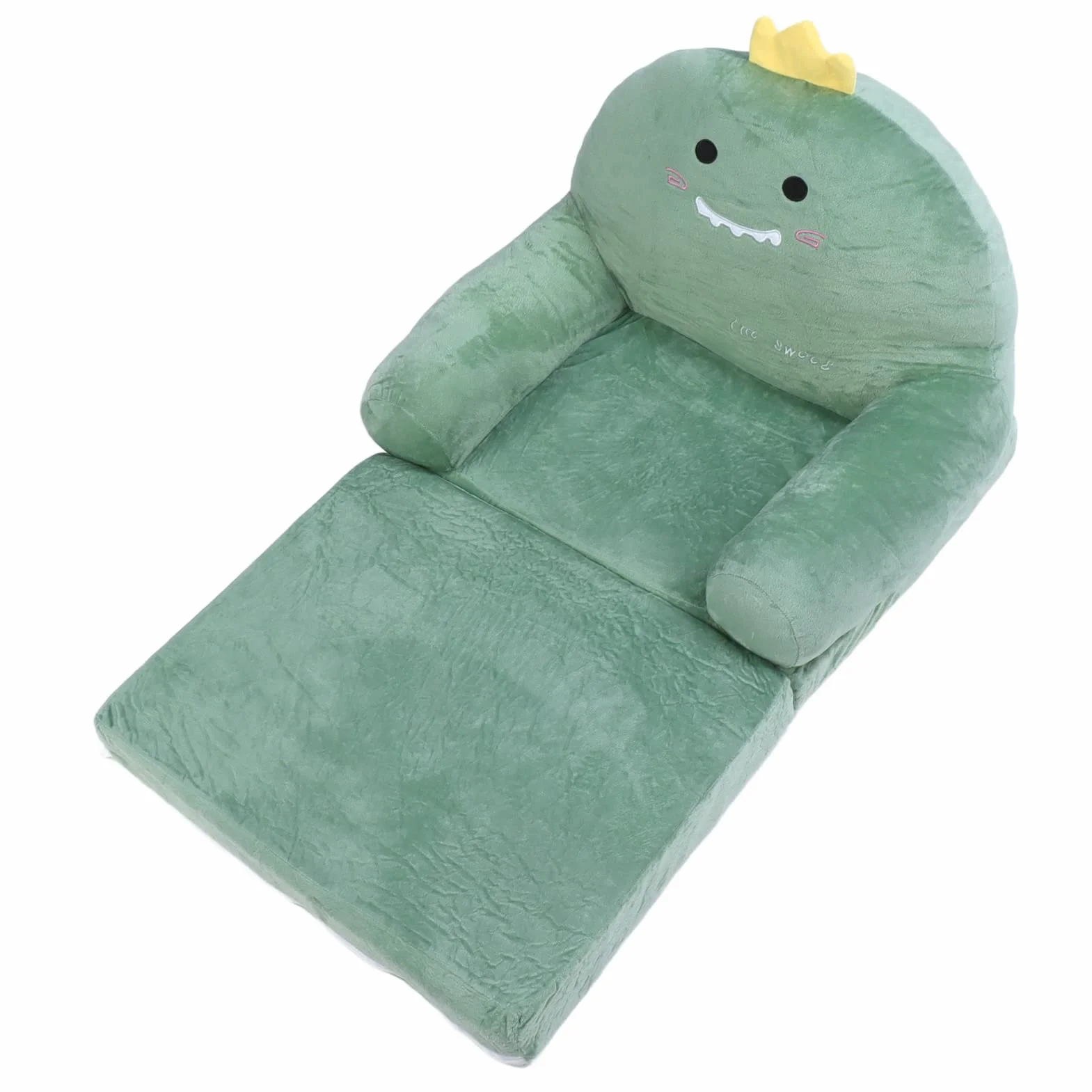 Sofa dla Malucha, Rozkładana Kanapa dla Dzieci, Rozkładany Leżak 2 w 1, Kanapa do Spania z Kreskówek dla Dzieci, Rozkładana Sofa, Miękkie Pluszowe Meble Dziecięce do Pokoju Zabaw