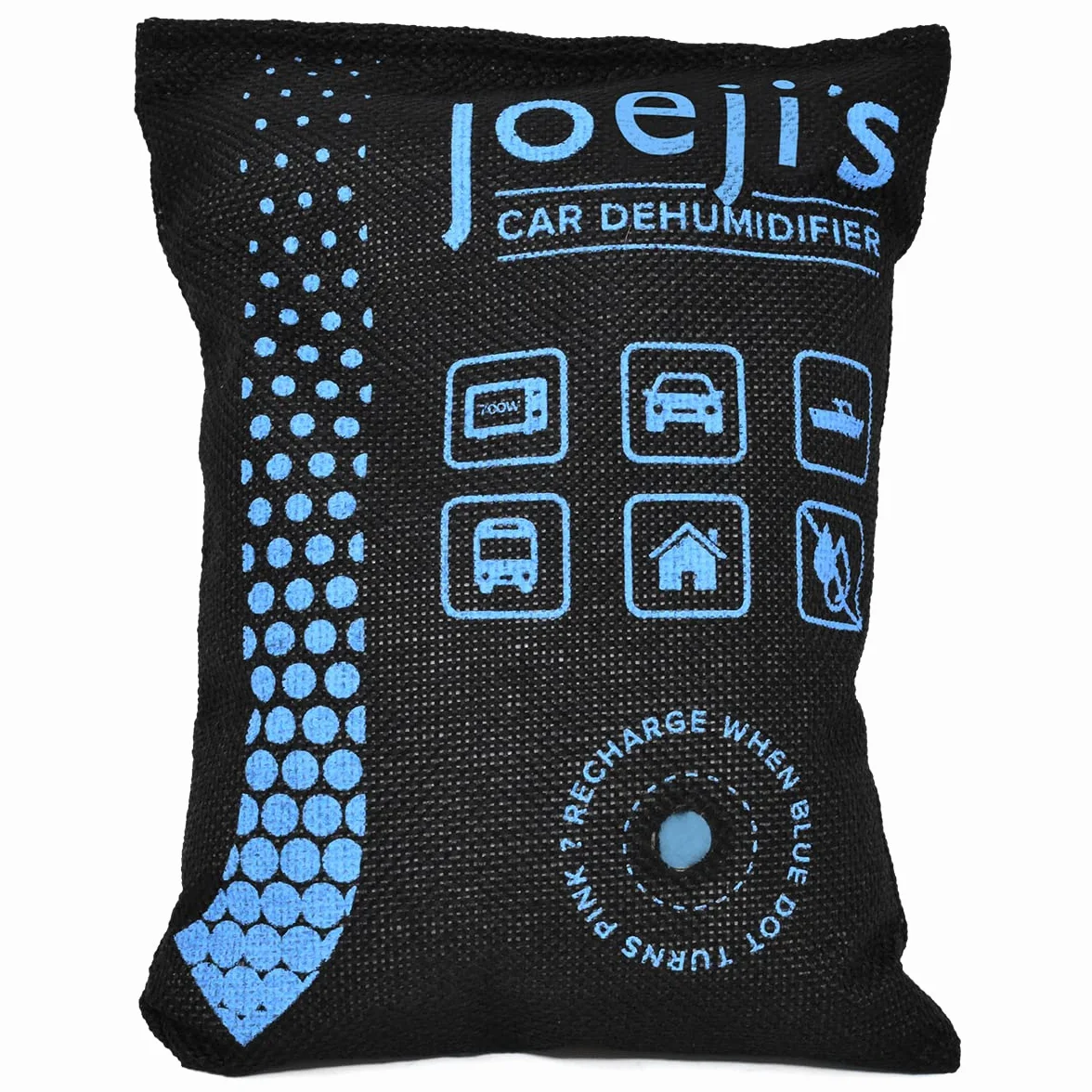 Joeji's Kitchen 1 x 500g Osuszacz samochodowy Torby wielokrotnego użytku - Żel krzemionkowy - Absorbują wilgoć, aby zapobiec mgle Wilgoć kondensacyjna - Odmgławiacz szyb samochodowych