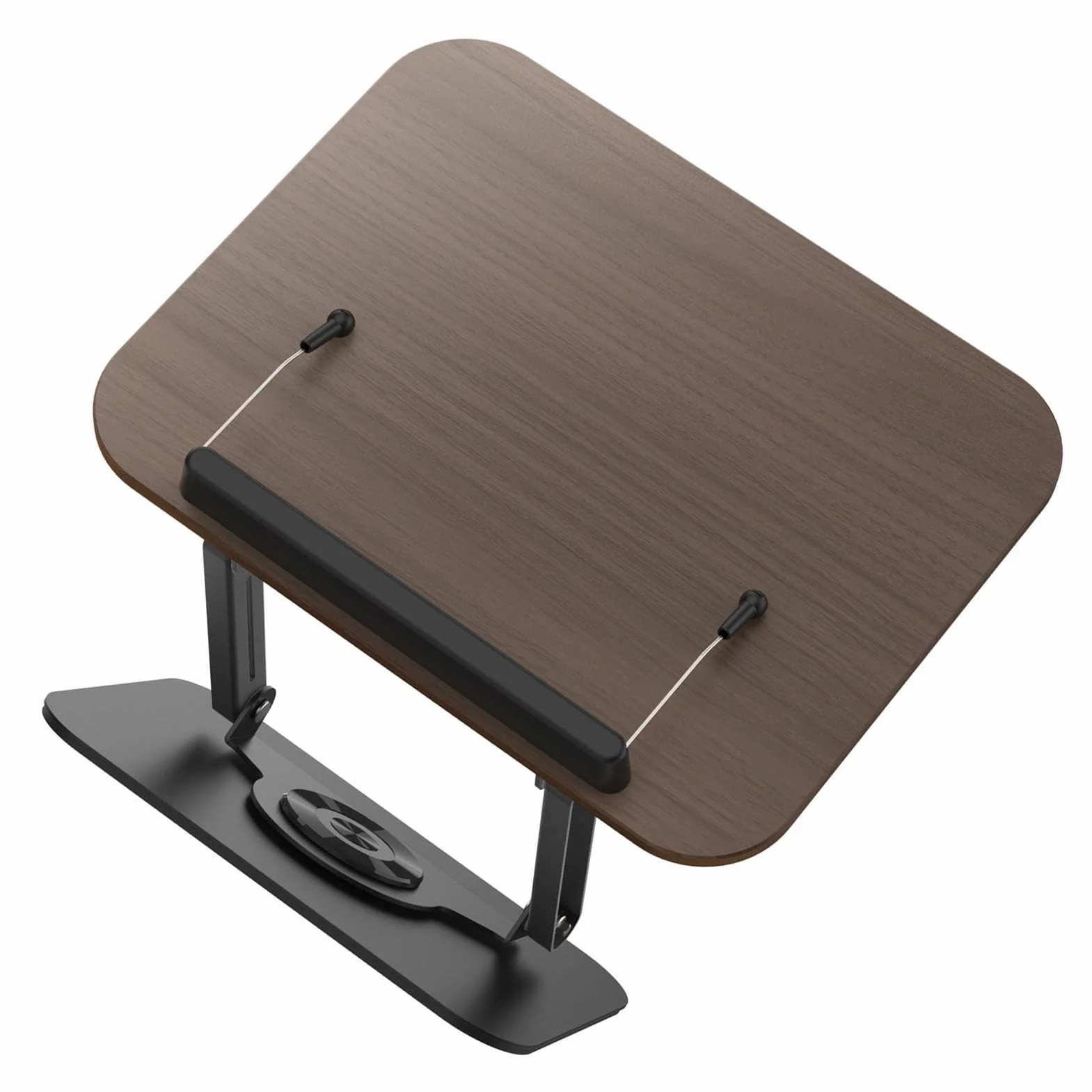 Generic Regulowany Stojak na Książki Materiał Premium Uchwyt na Przepisy Biurko w Kuchni Laptop do Czytania w Domu Biurowym 11,81 X 9,25 X 2,60 Cala (BLACK)
