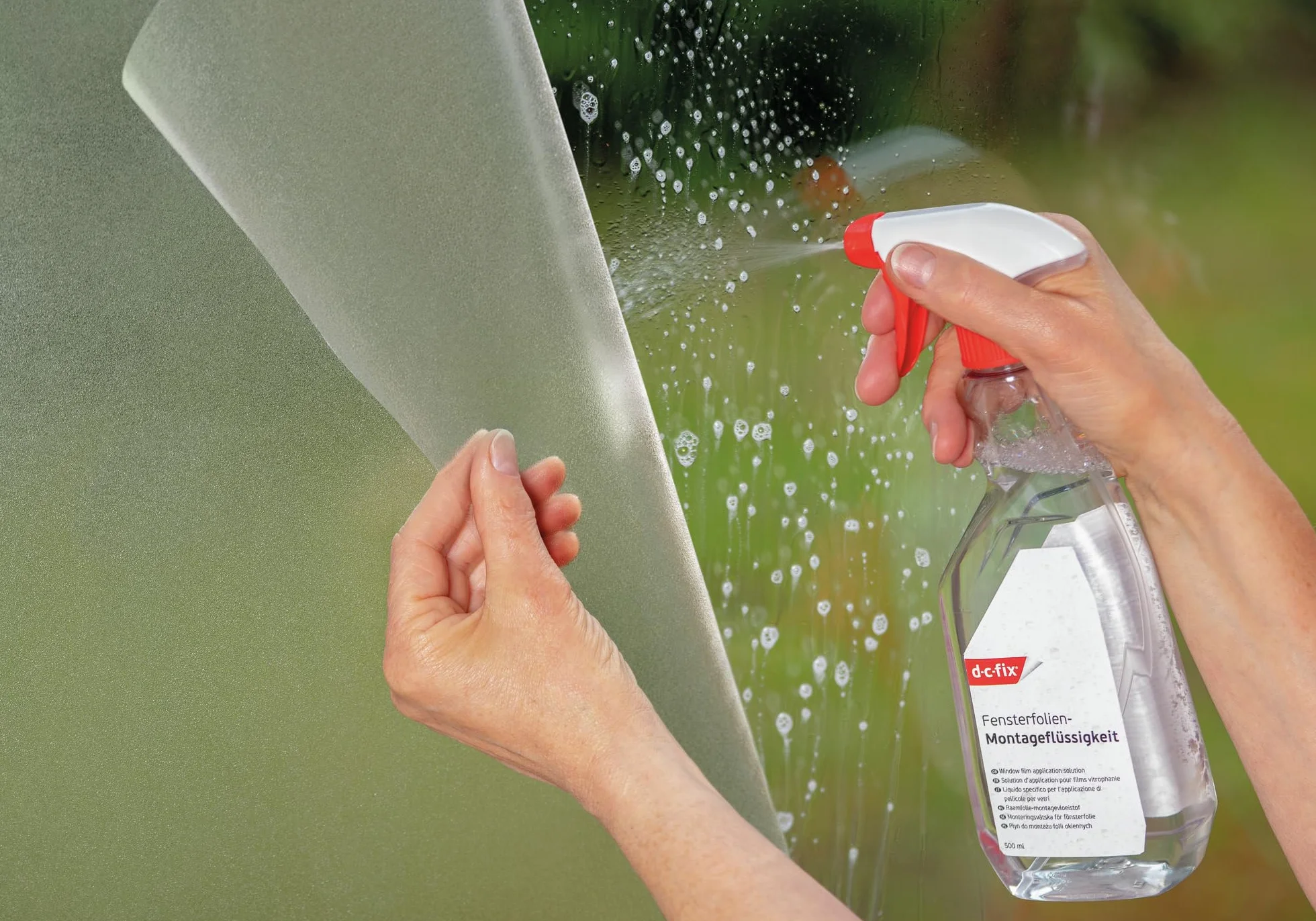 D-C-Fix Samoprzylepna Folia Płyn Montażowy Do Folii Okiennej 500 Ml