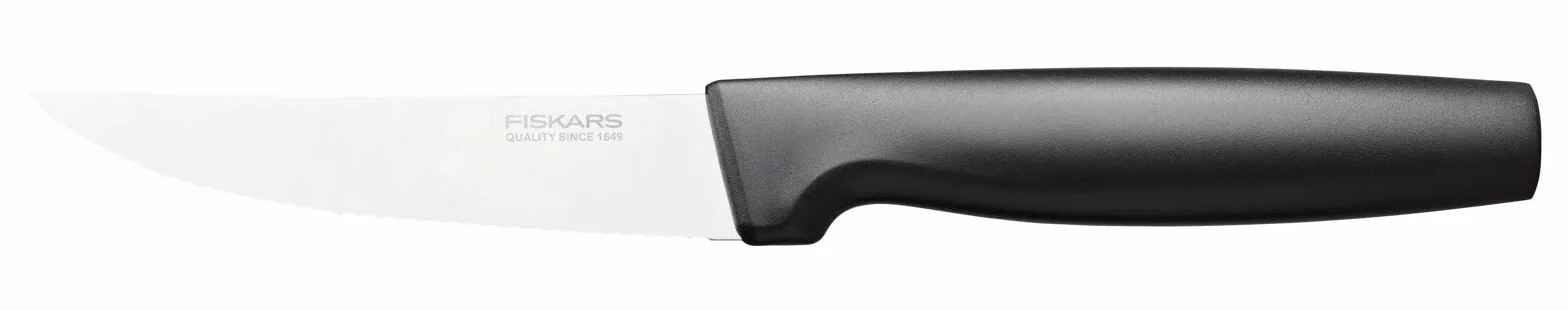 Fiskars Zestaw noży do steków, 3-częściowy, Functional Form, Stal nierdzewna/tworzywo sztuczne, Czarny, 1057564