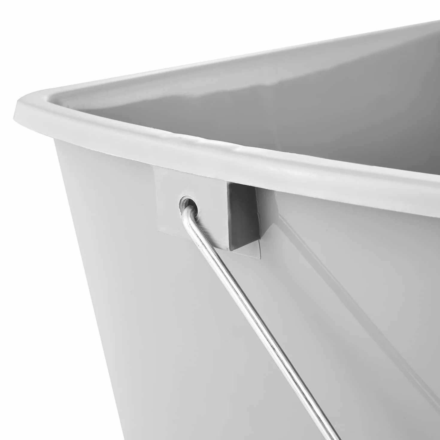 Keeeper Wiadro do czyszczenia gięte, 13 l, prostokątne, polipropylen, 42 x 22 x 22,5 cm, Nordic Grey