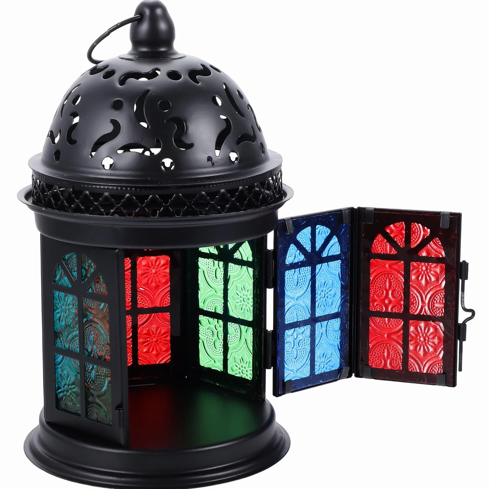 PRETYZOOM Retro lampa wiatrowa w stylu europejskim świecznik na parapecie latarnia dekoracyjna latarnia do wnętrz vintage świecznik metalowy żelazny tealight ślub