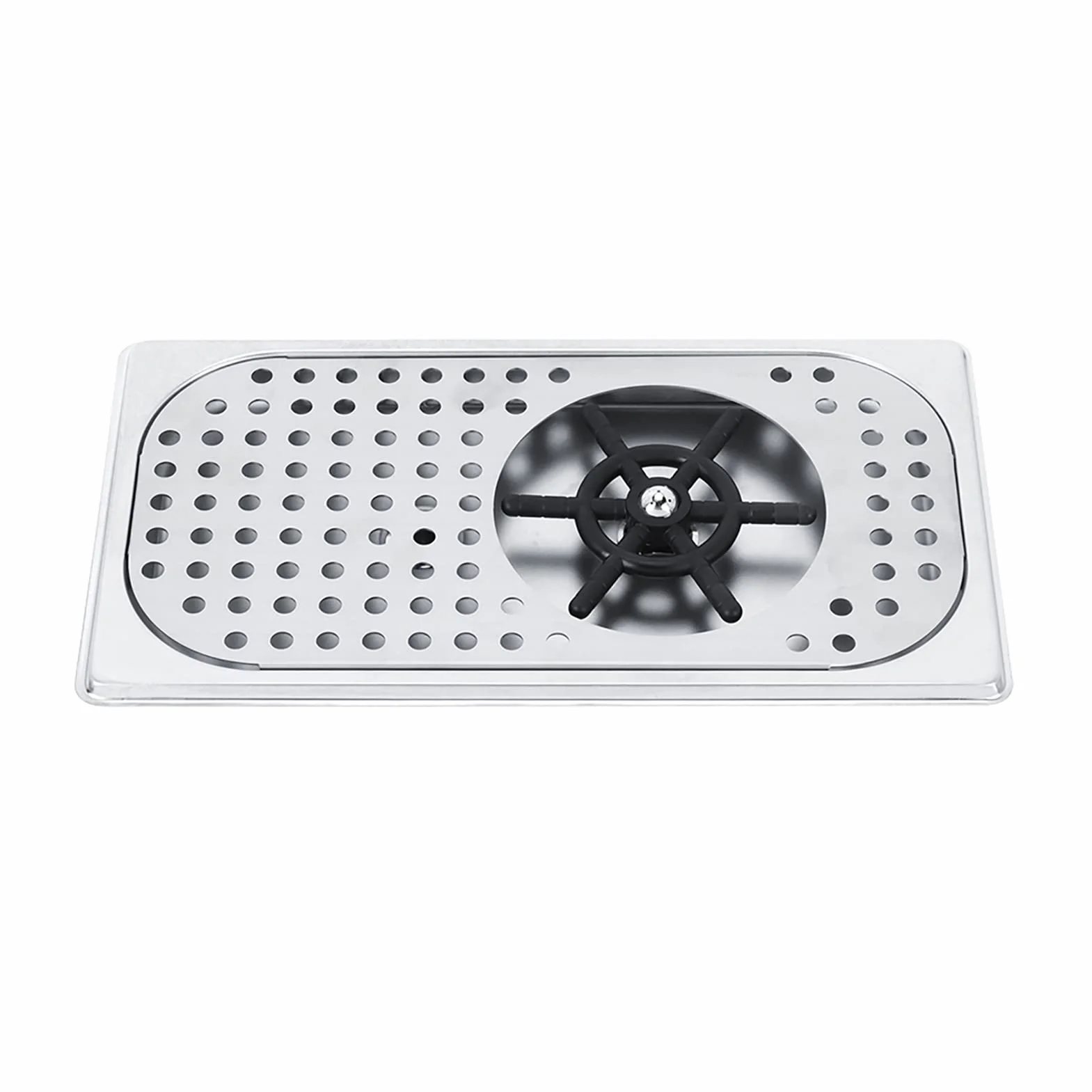 Cup Washer, 114mm średnica 201, dzbanek ze stali nierdzewnej, praktyczny płukacz do filiżanek z herbatą mleczną Cup Washer Glass Rinser G1/2 in przyłącze gwintowane, do hotelu/kawiarni/domu