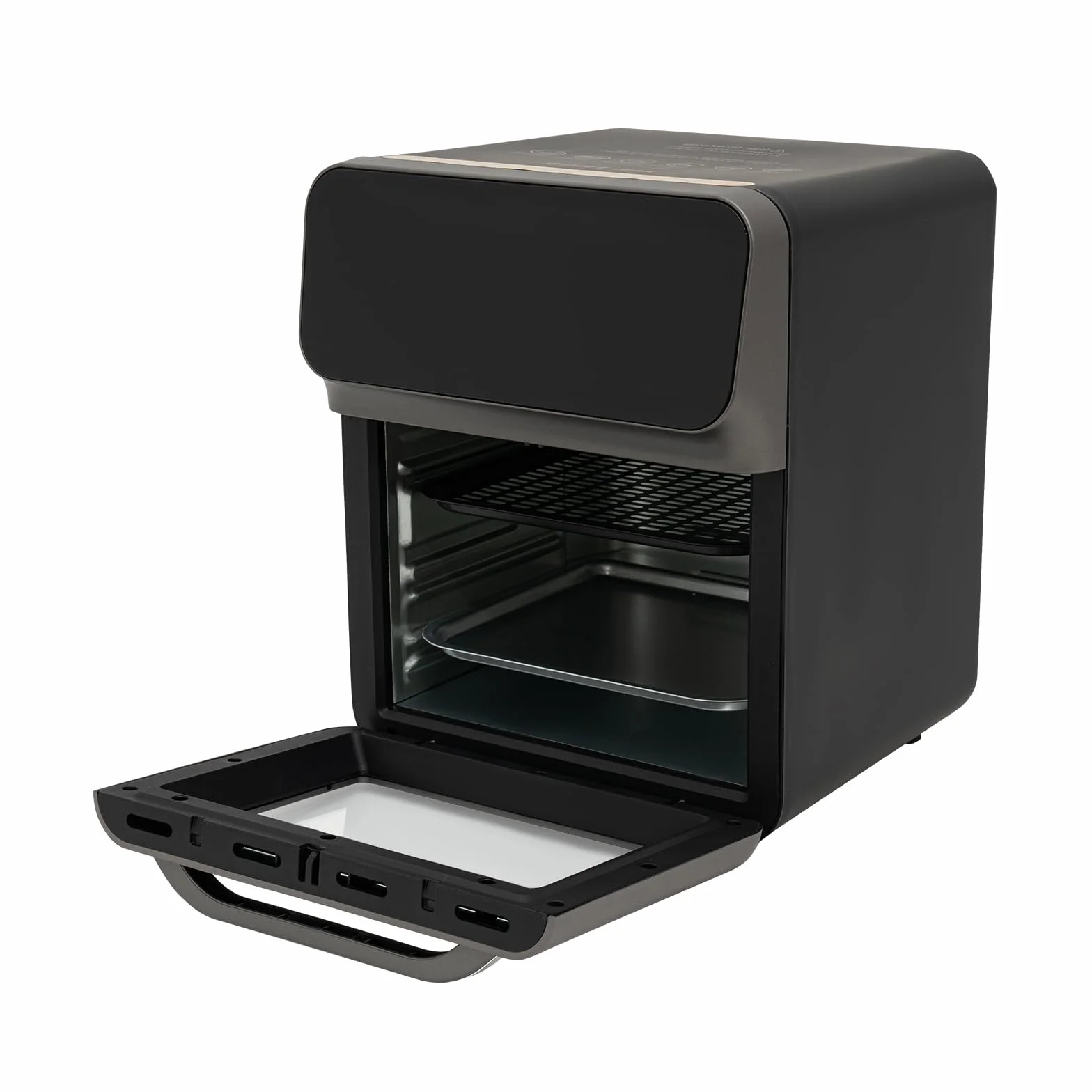 Mini piekarnik 13 l, piec do pizzy z termoobiegiem 3 w 1, piekarnik elektryczny do pieczenia i grillowania, z 2 blachami do pieczenia i 50 pojemnikami na ciasto, grzałka górna/dolna,