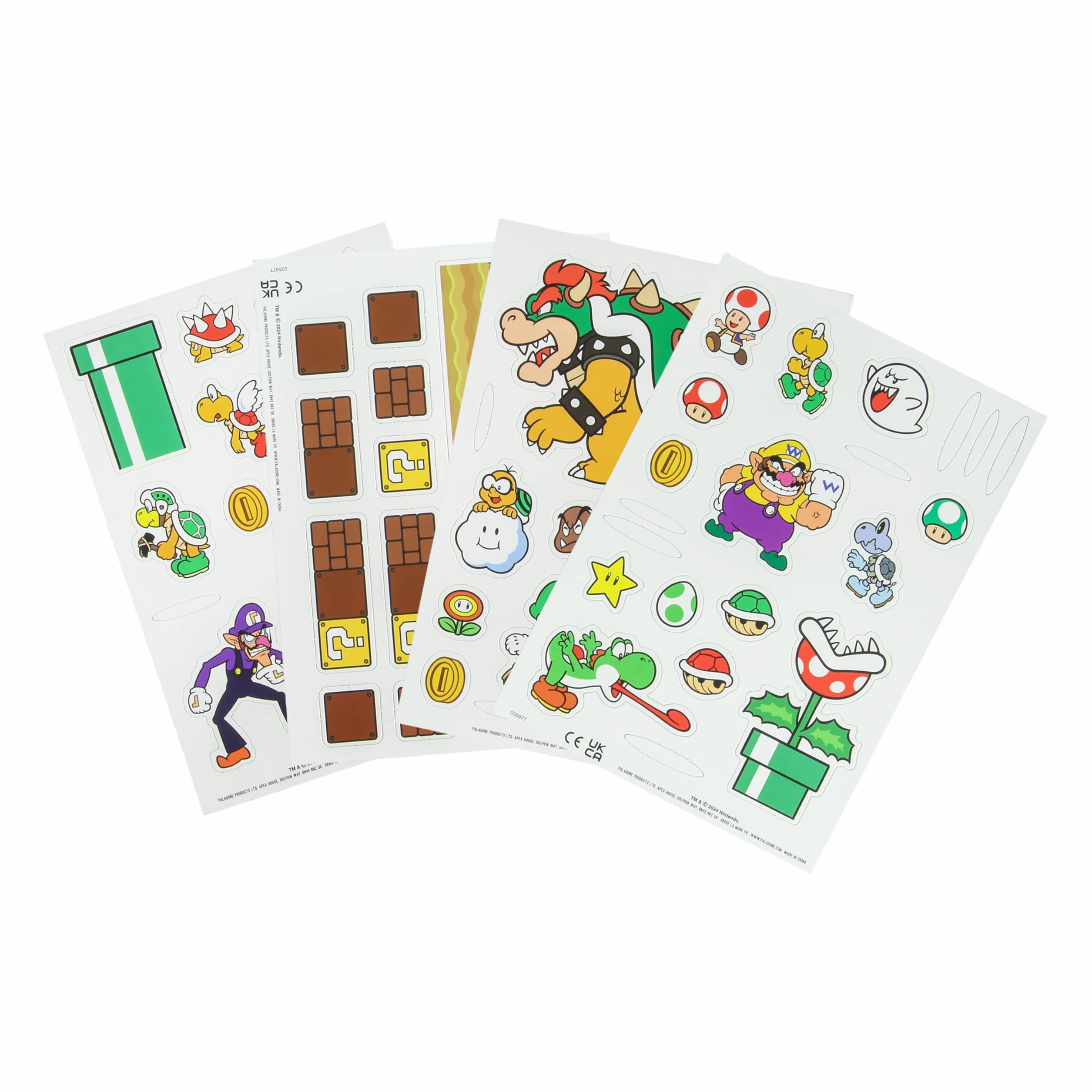 Oficjalne licencjonowane magnesy na lodówkę Super Mario Bros firmy Paladone, 63 kultowe postacie z Mario, zestaw magnetyczny, retro, do gier, dekoracja na tablice, lodówkę i szafkę