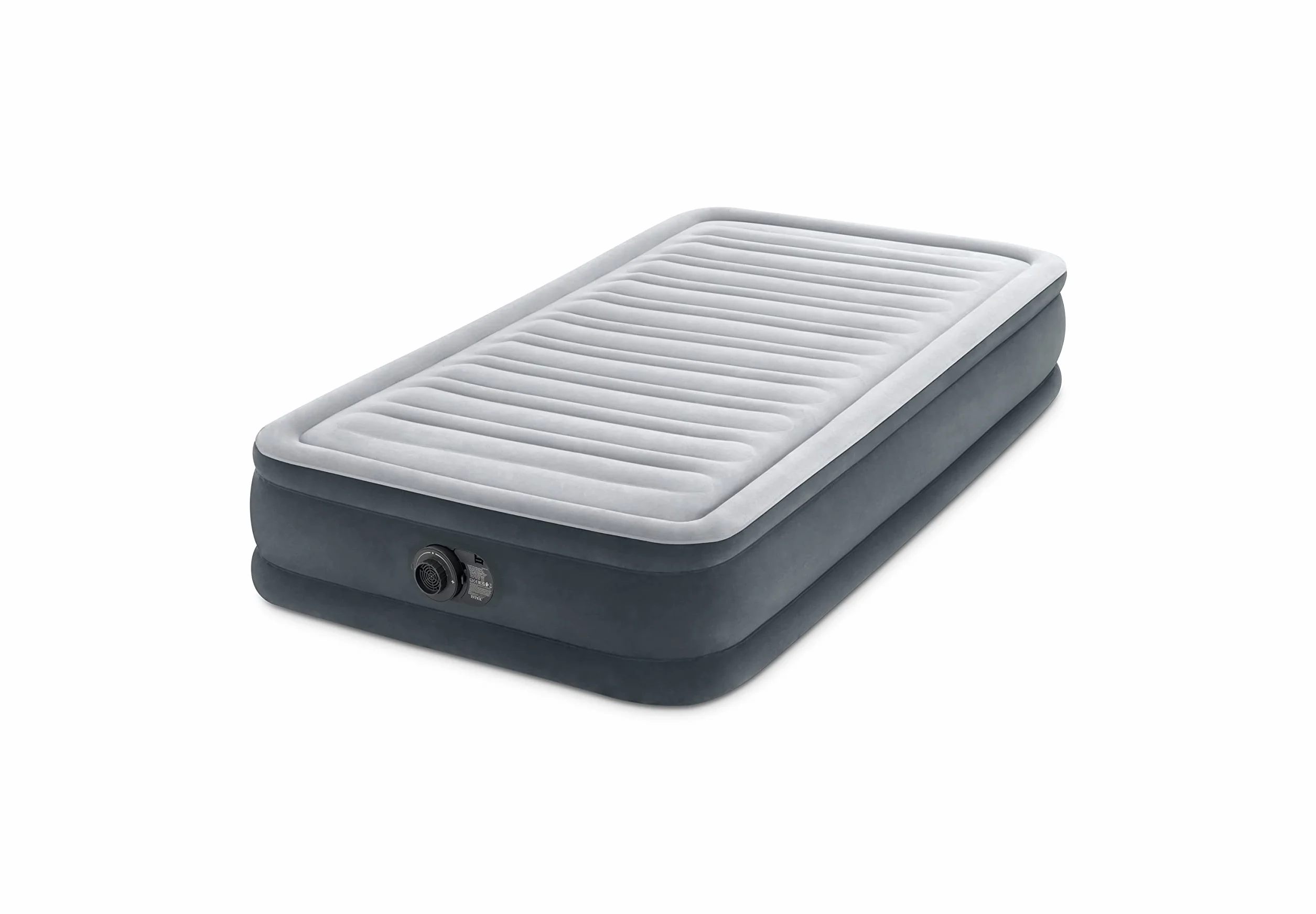 Intex Materasso Dura-Beam Comfort Plush Singolo con Pompa Elettrica Incorporata 99x191x33 cm