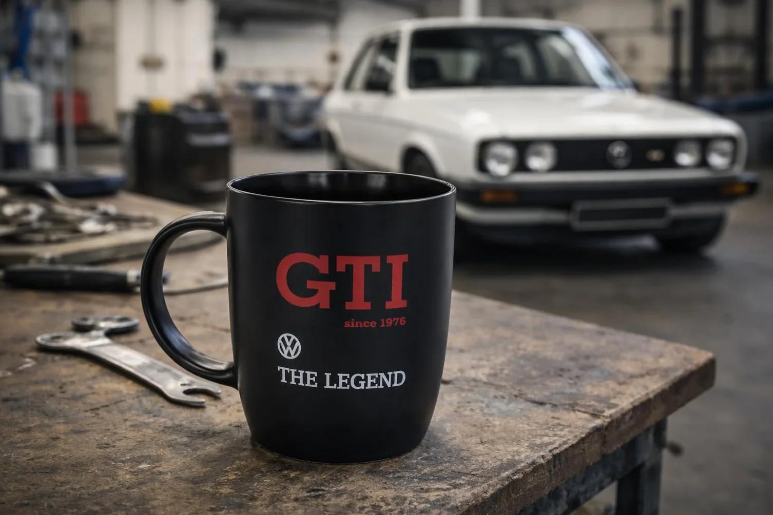 VW Collection BRISA ceramiczna filiżanka GTI 50 lat 370 ml czarny