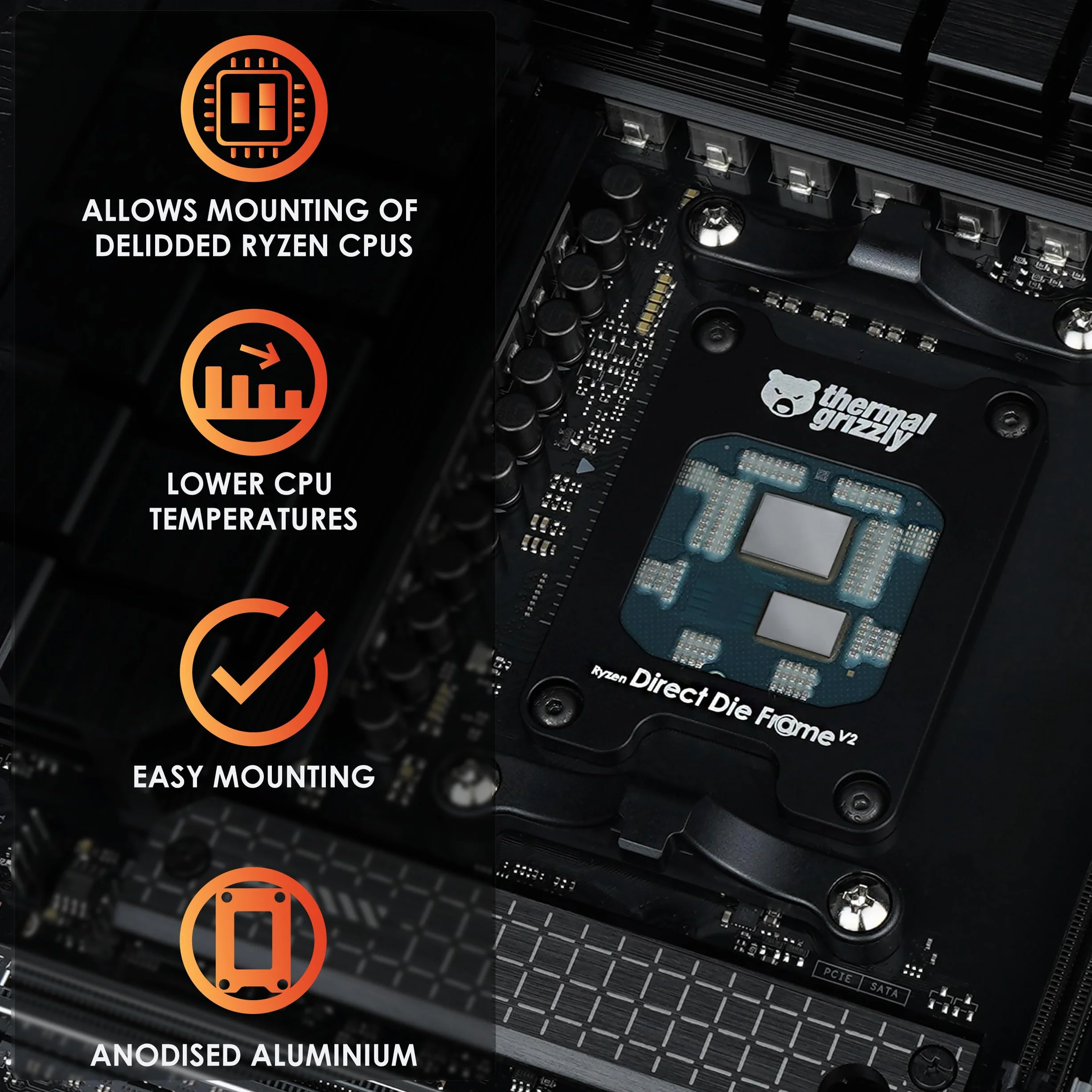 Thermal Grizzly Ryzen 7000 V2 Direct Die Frame