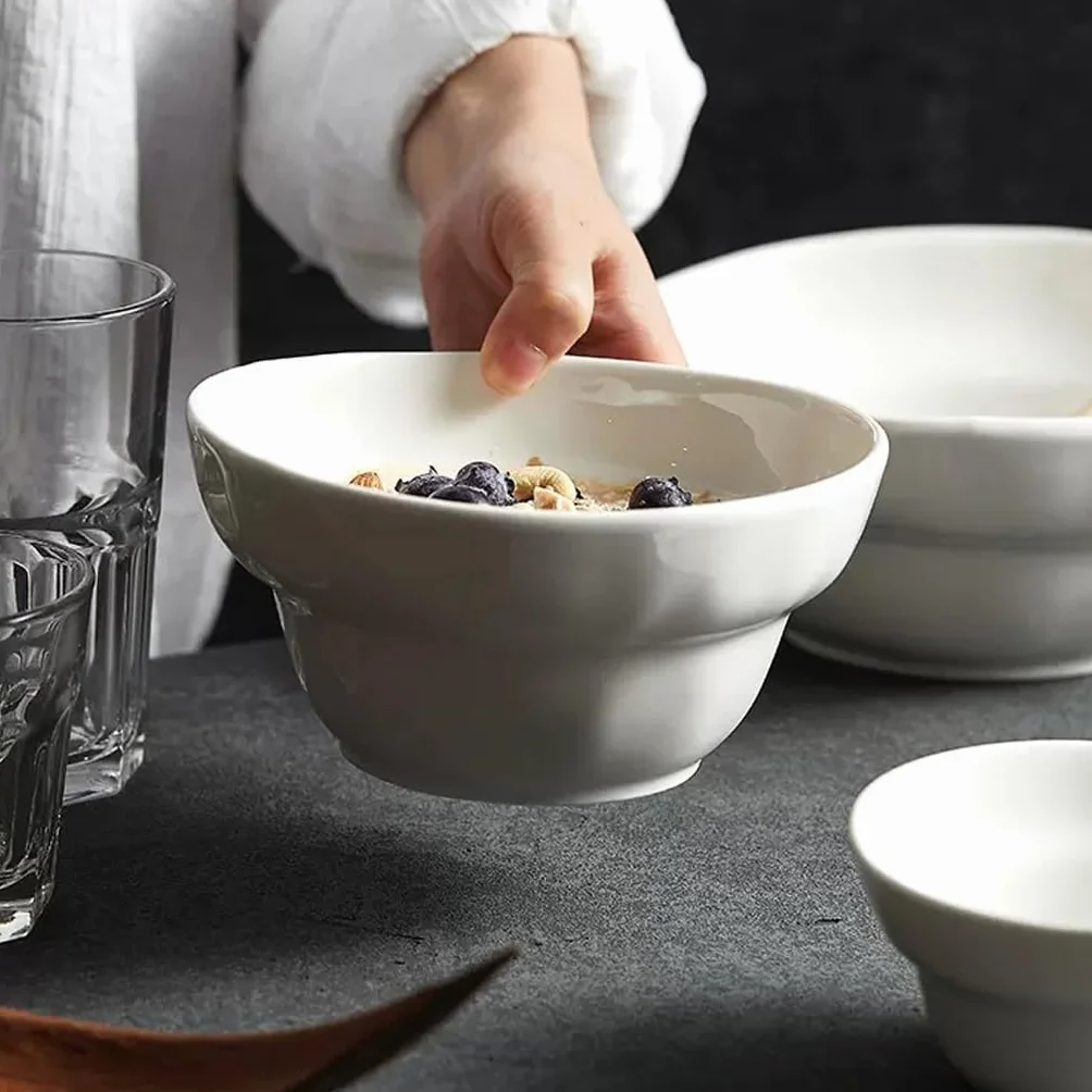 Miska na płatki owsiane ceramiczna miska na sałatkę owocową japońska zastawa stołowa deser płatki owsiane miska na jogurt domowa miska na ryż miski do serwowania/434