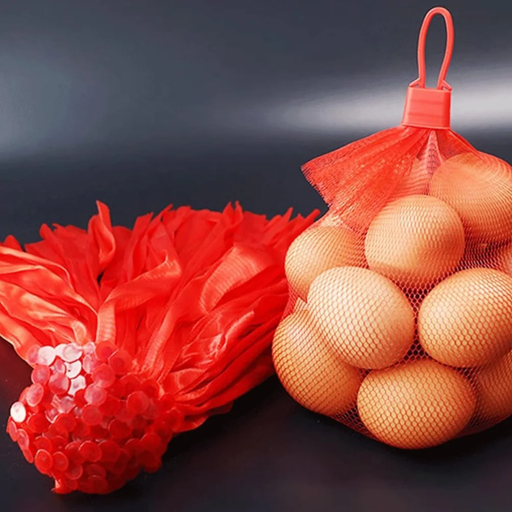 Rękaw bąbelkowy, torby ochronne na owoce, 10 szt. Siatkowa torba do przechowywania, Mocne, rozciągliwe plastikowe akcesoria organizerów warzyw wielokrotnego użytku(Green,40cm)