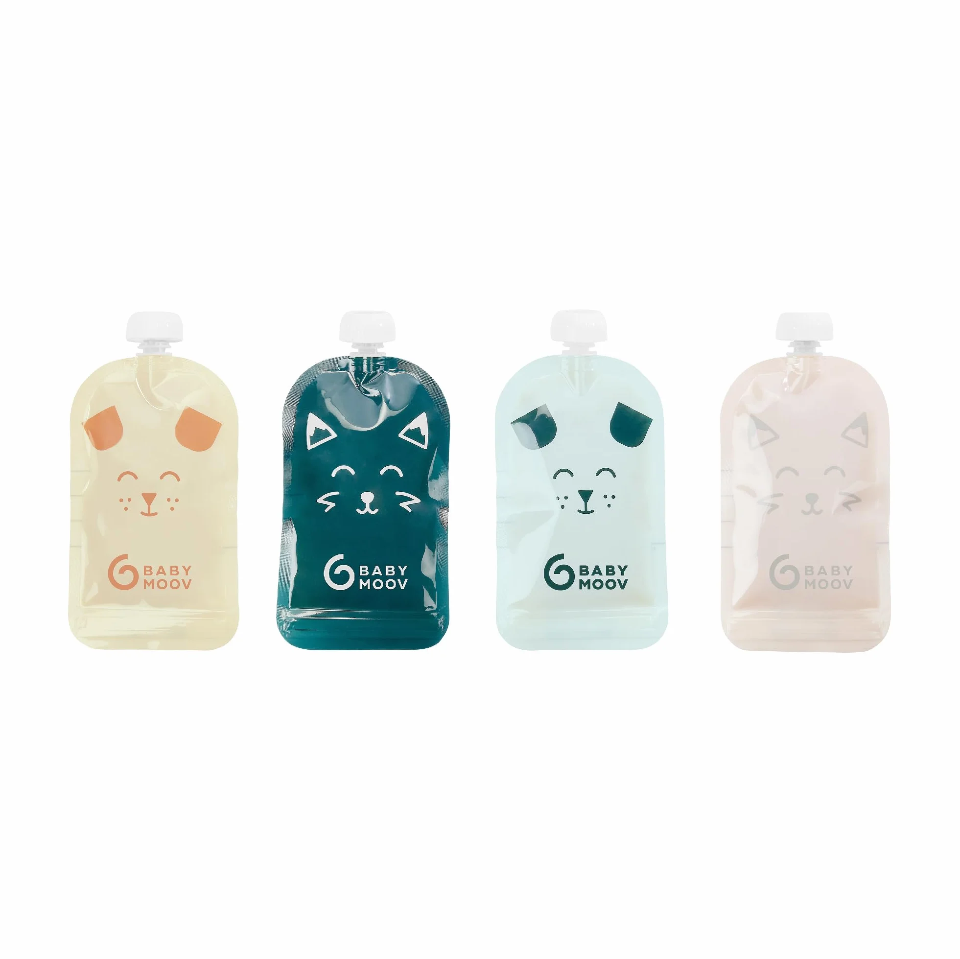 Babymoov ISY Pouches wielorazowe woreczki 150ml, zestaw 20 szt.