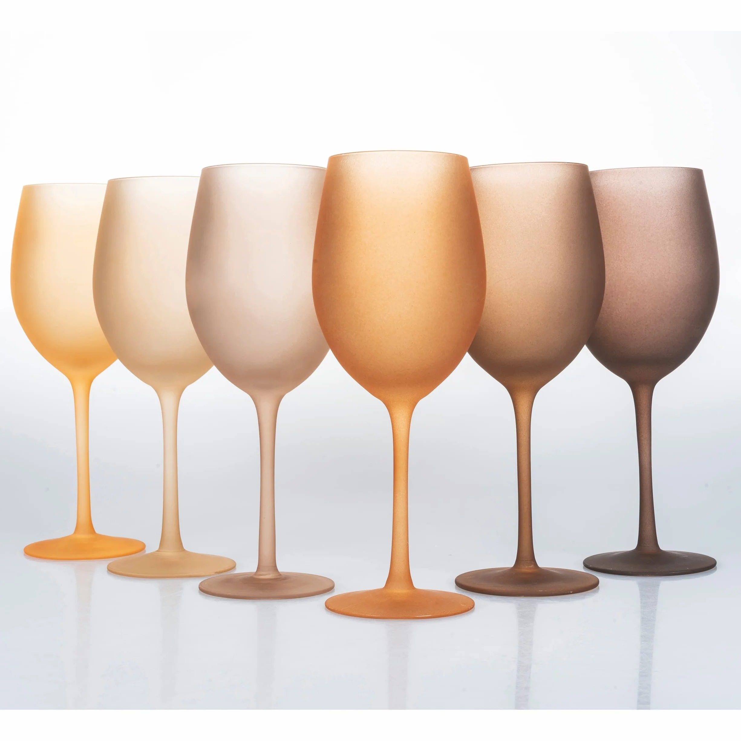 Villa d'Este Home Tivoli Happy Hour Chocolate Set 6 szklanych kielichów 550 ml