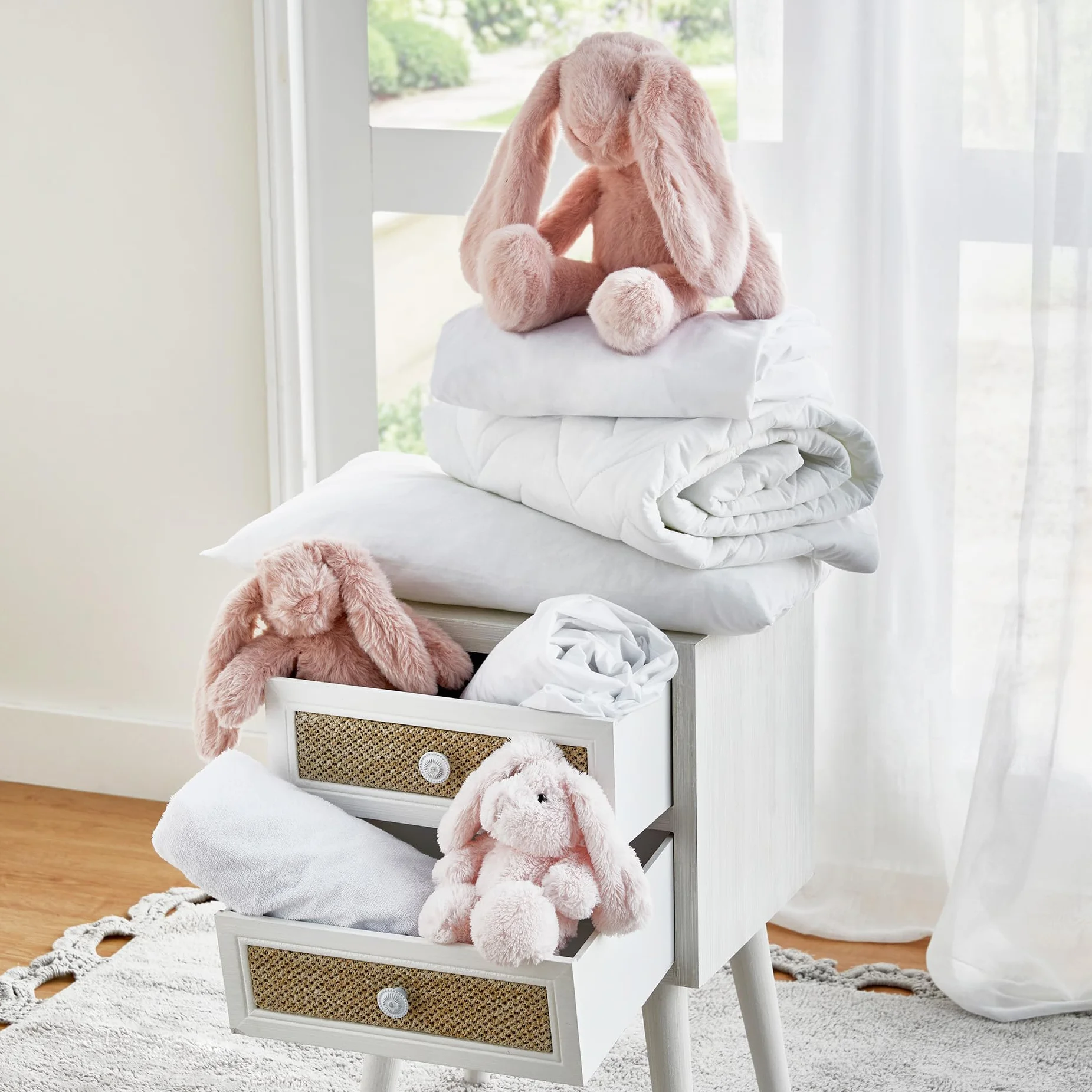 Pikolin Baby ochraniacz na materac, wodoszczelny, cichy ochraniacz na materac, certyfikat Oeko-Tex, do łóżeczka dziecięcego 60 x 120 cm, nakładka na materac