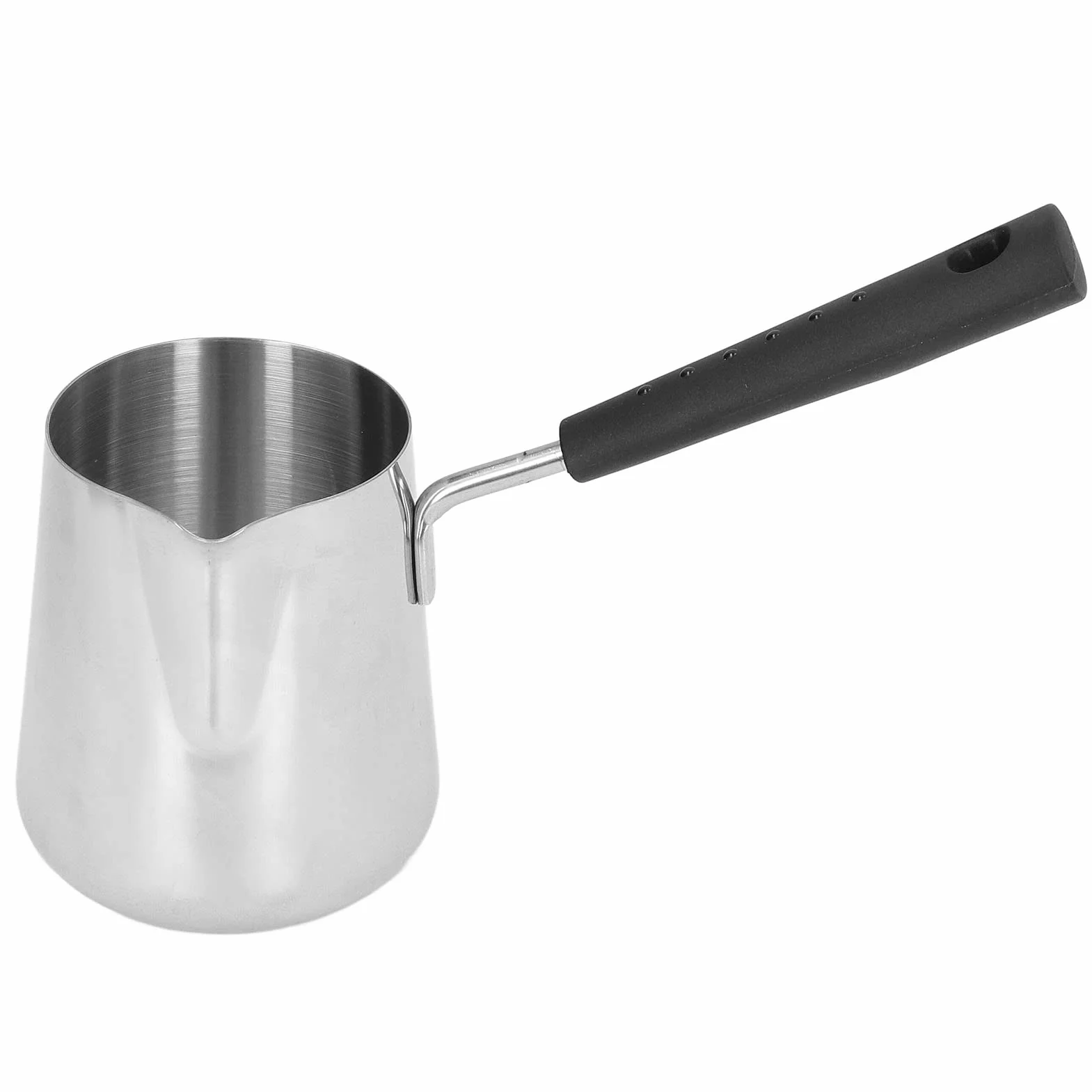 Generic Turecki Garnek do Kawy, Cieplejszy Garnek do Mleka Cieplejszy do Kawy z wylewką 350 Ml Stali Nierdzewnej Ogrzewanie na Gorące Mleko, Kawa Turecka, Podgrzewany Sos
