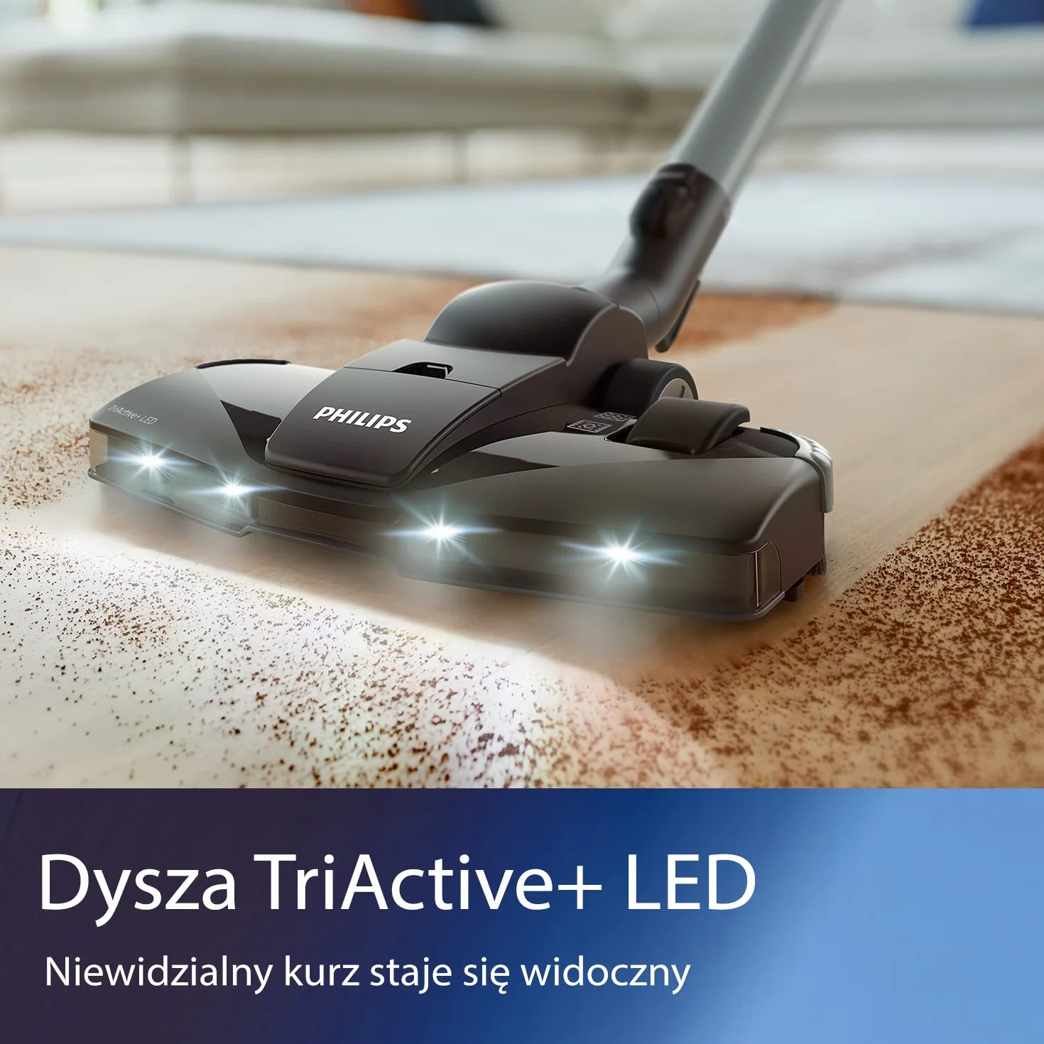 Philips Seria 5000 Odkurzacz Bezworkowy - Silnik o Mocy 900 W; Technologia PowerCyclone 7; Filtr Antyalergiczny H13; Nasadka TriActive LED, Kompaktowy I Lekki (FC9557/09)