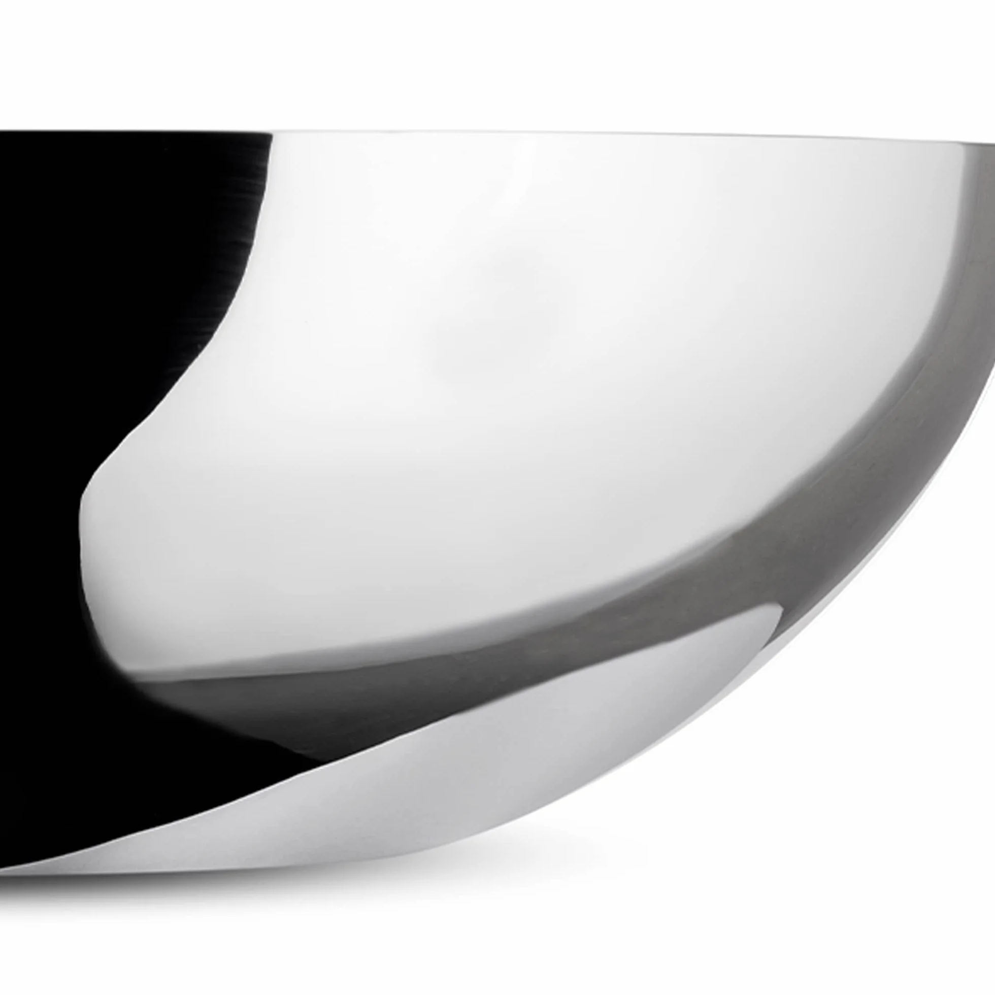 Alessi Podwójna miska (DUL02/32), srebrna, 32 cm