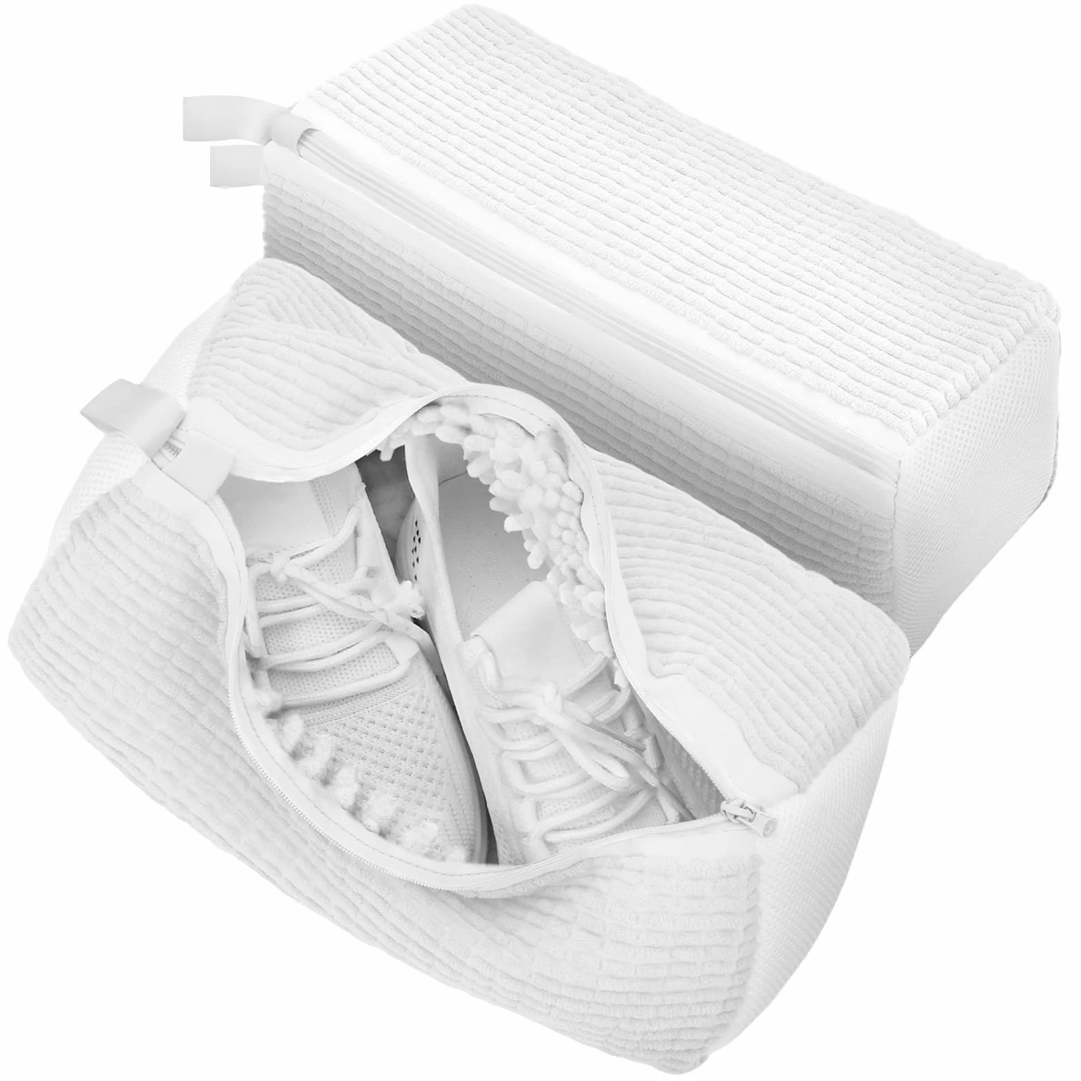 2 x worek na buty do pralki, worki do prania w pralce, biały