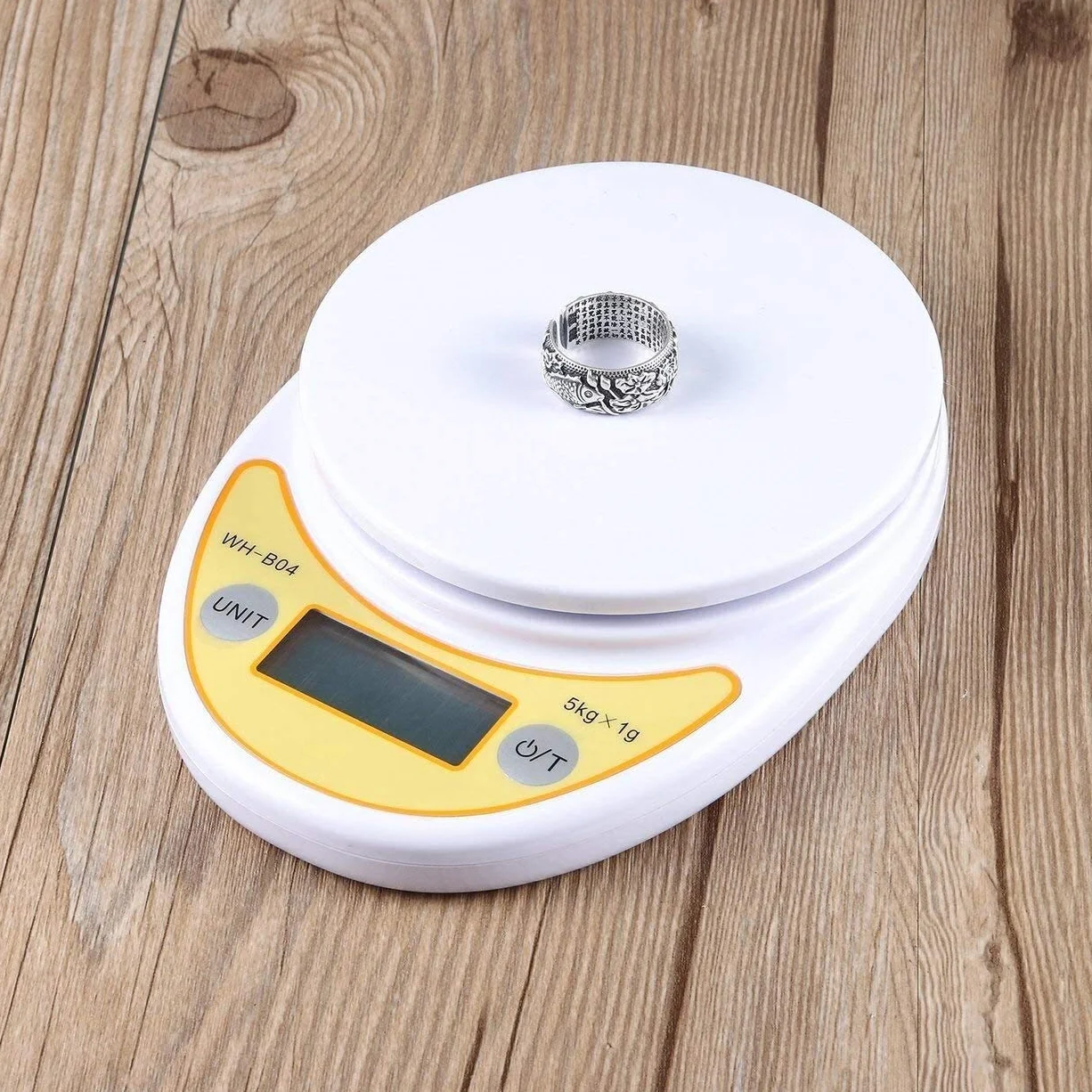Cyfrowa waga elektroniczna do kuchni i biżuterii, waga kuchenna do domu z wyświetlaczem LCD 5 kg/1g waga wagowa do żywności