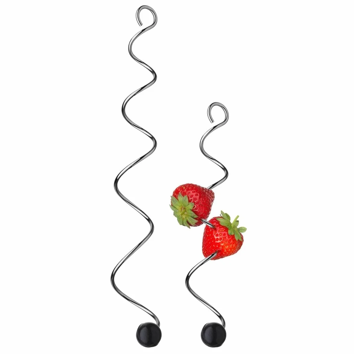 Wmf Basic Rożen Na Owoce Stal Nierdzewna Cromargan 2-Częściowy 18 cm I 24 cm Srebrny