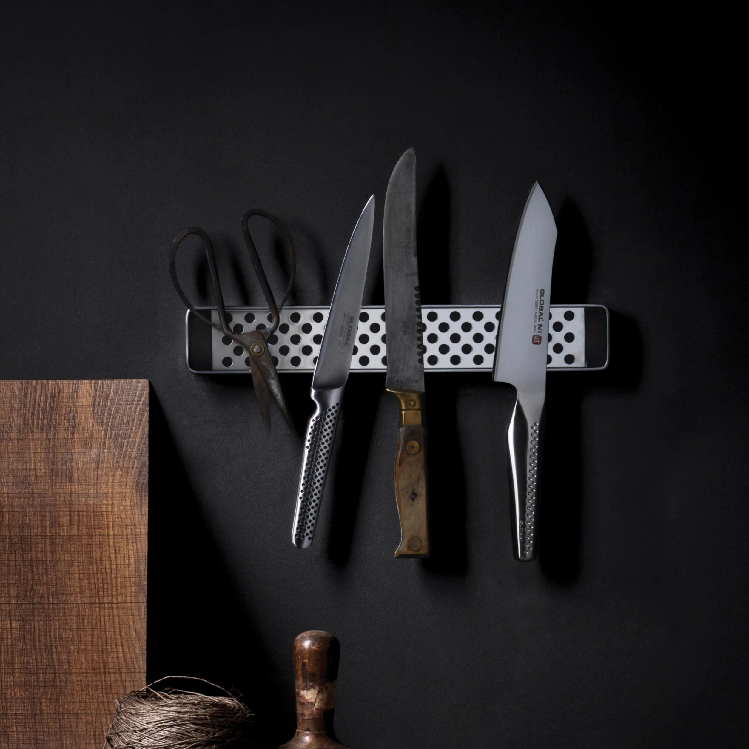 Global Knives G-42/40 uchwyt na noże, magnetyczny, 40,6 cm, CROMOVA 18 stal nierdzewna