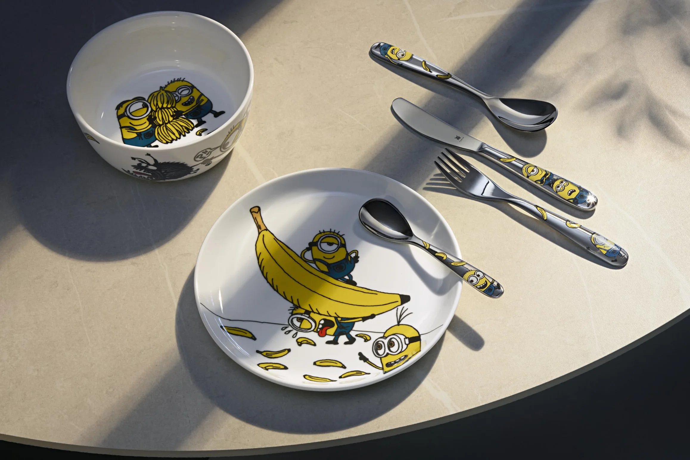 WMF Minions Zestaw Naczyń dla Dzieci, Wielokolorowy, 6 szt