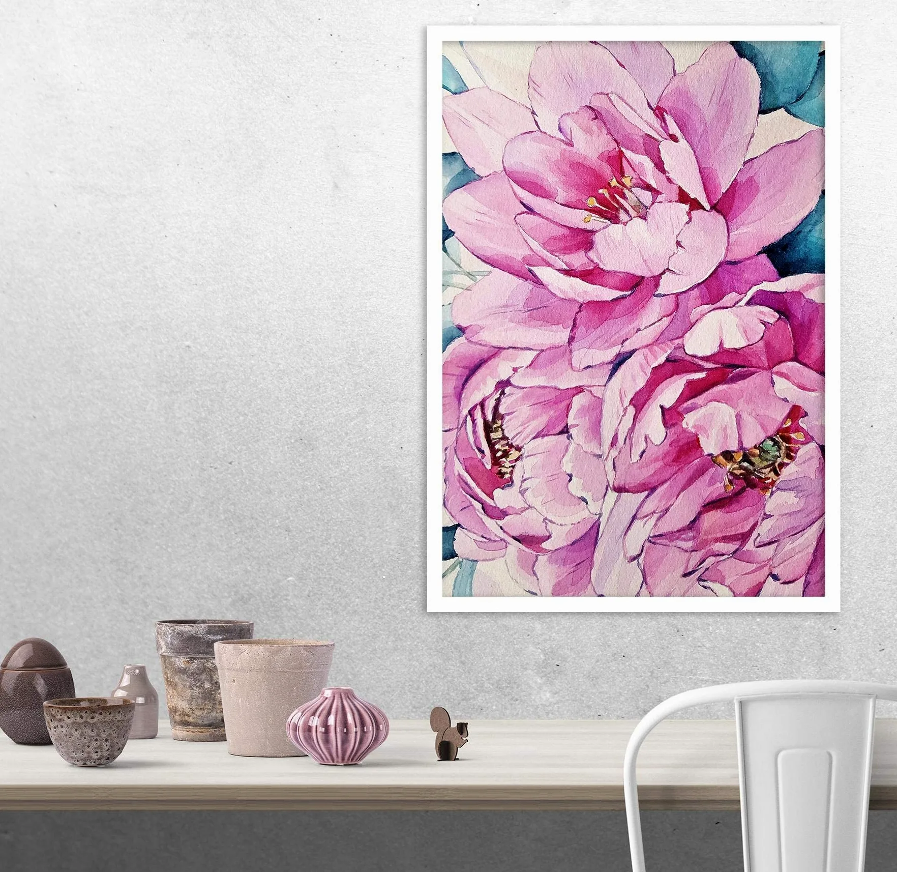 Ramka Maxi plakat 61 x 91,5 cm biały