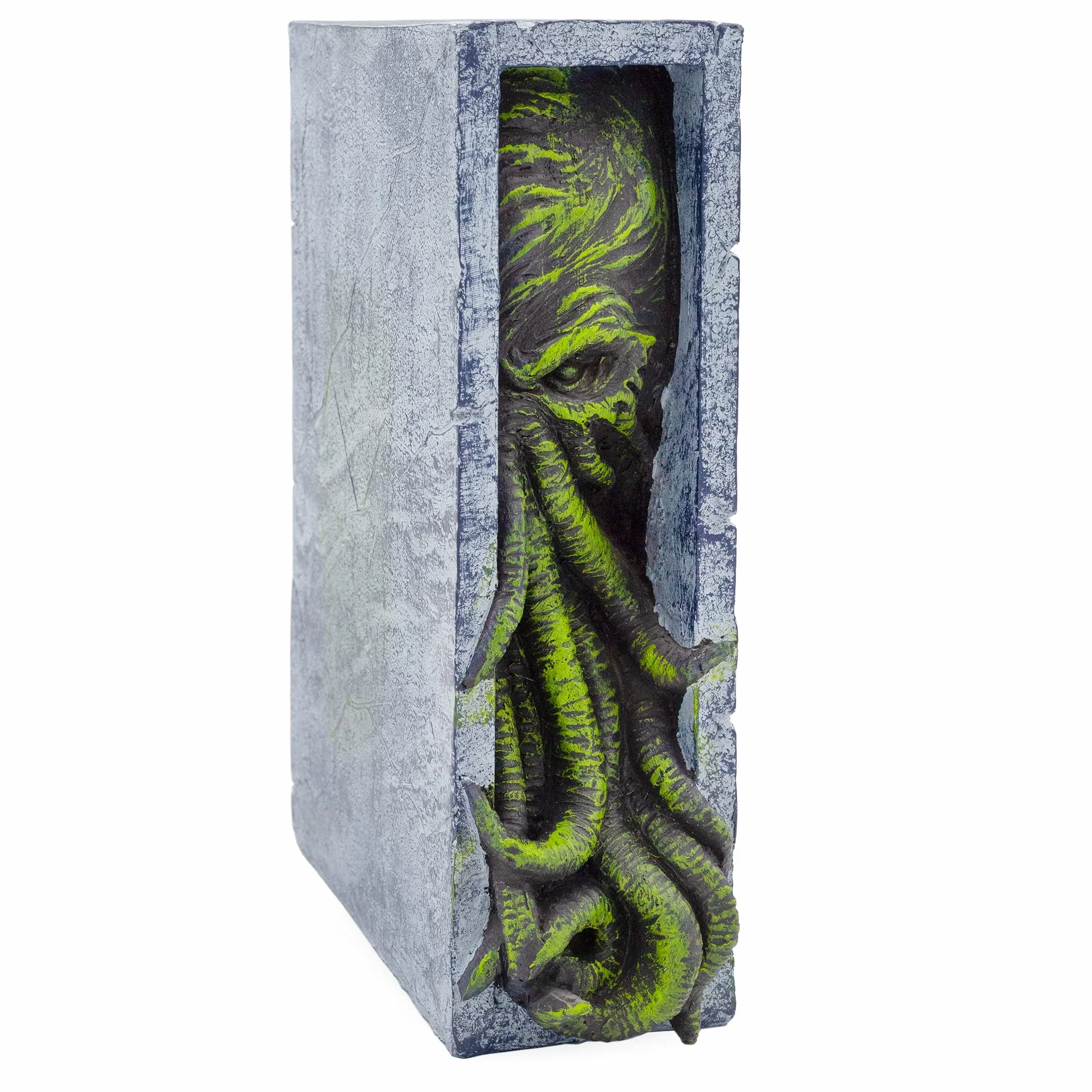 Toy Vault Cthulhu wkładka do regału, żywica podpórka podglądająca statuetka potwora Cthulhu