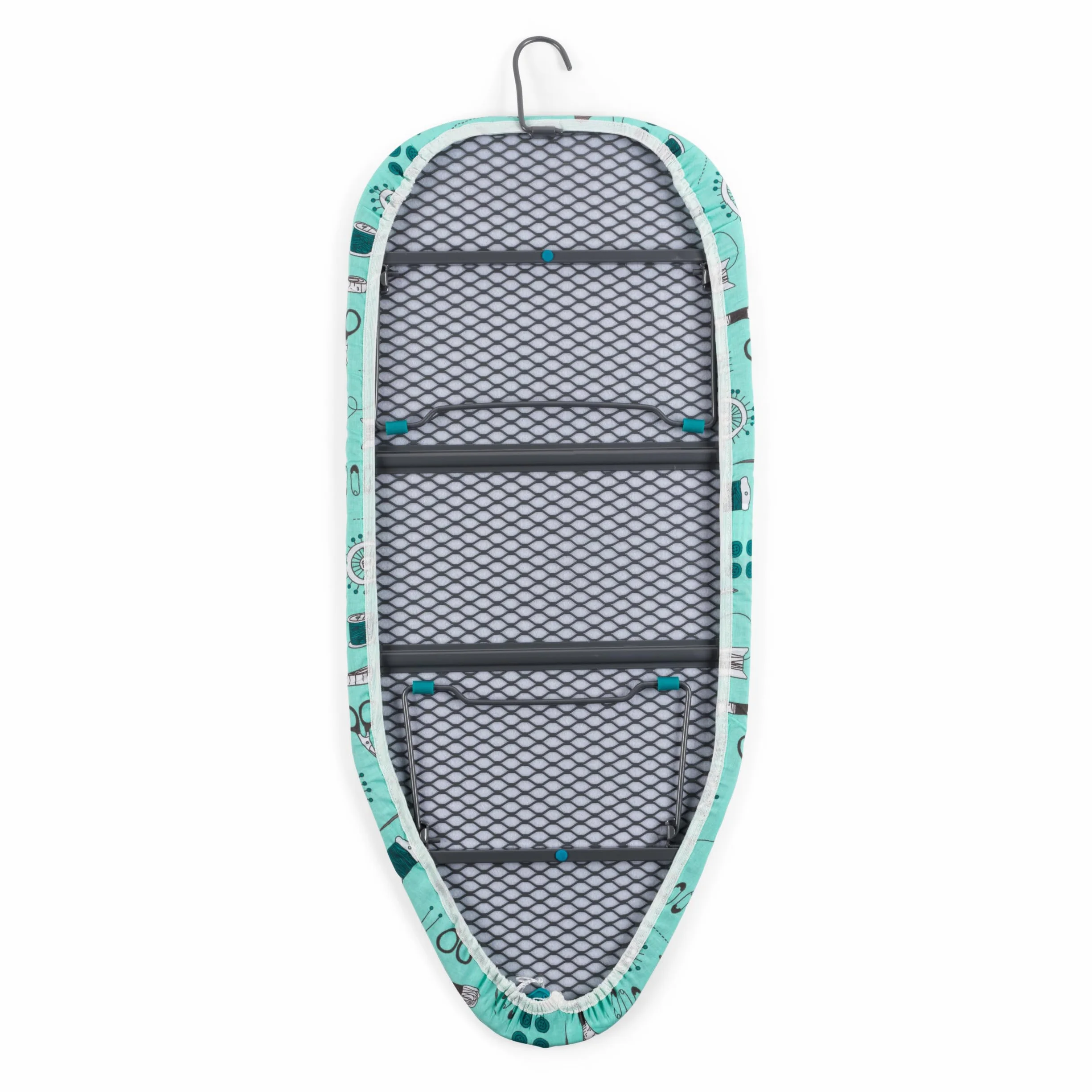 Beldray® LA023735SEW Deska do prasowania na blat, 73 x 31 cm, nadruk przedstawiający przybory do szycia