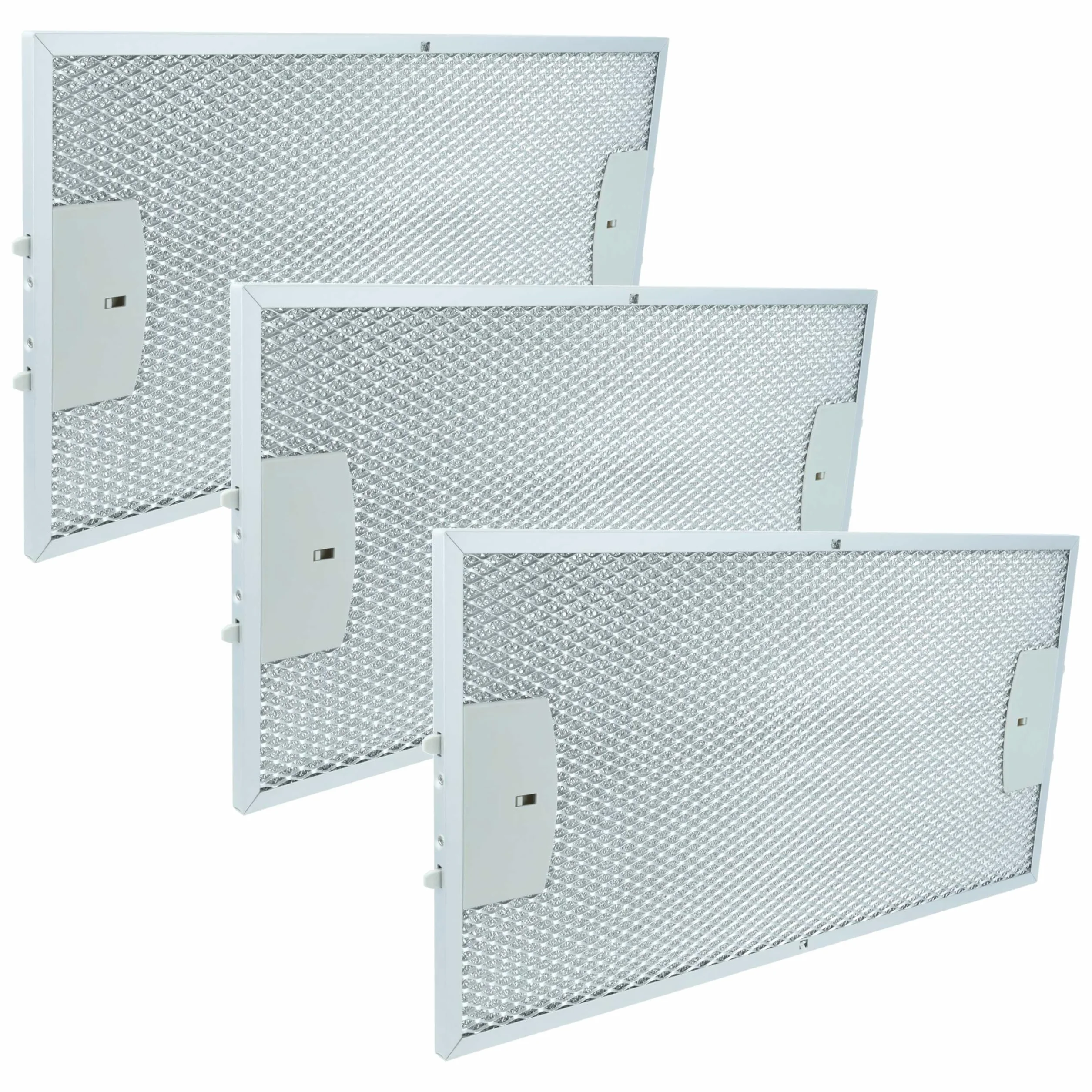 vhbw 3 x filtr metalowy filtr przeciwtłuszczowy kompatybilny z Siemens LI46630SD/02, LI46630SD/01, LI46630SD/04, LI46630SD/03, LI46630SD/05 okap kuchenny, metal